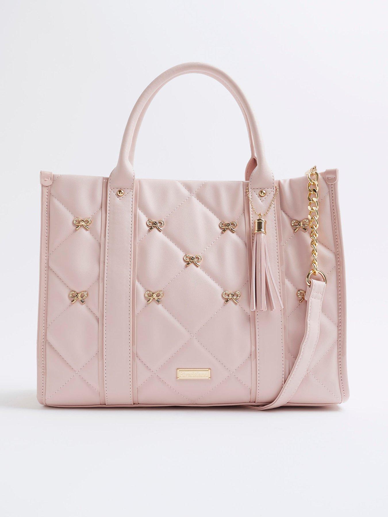 river-island-older-girl-leather-bow-studded-shopper-bag-pink