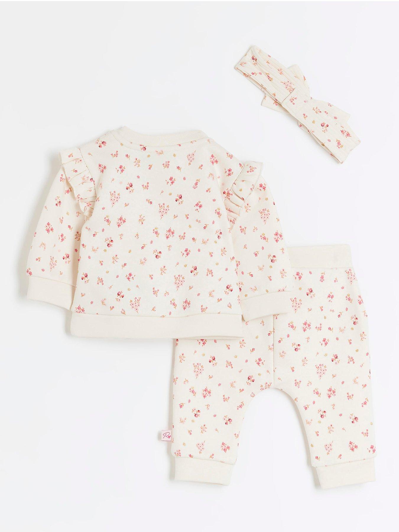 river-island-baby-floral-sweatshirt-3-piece-set-creamback