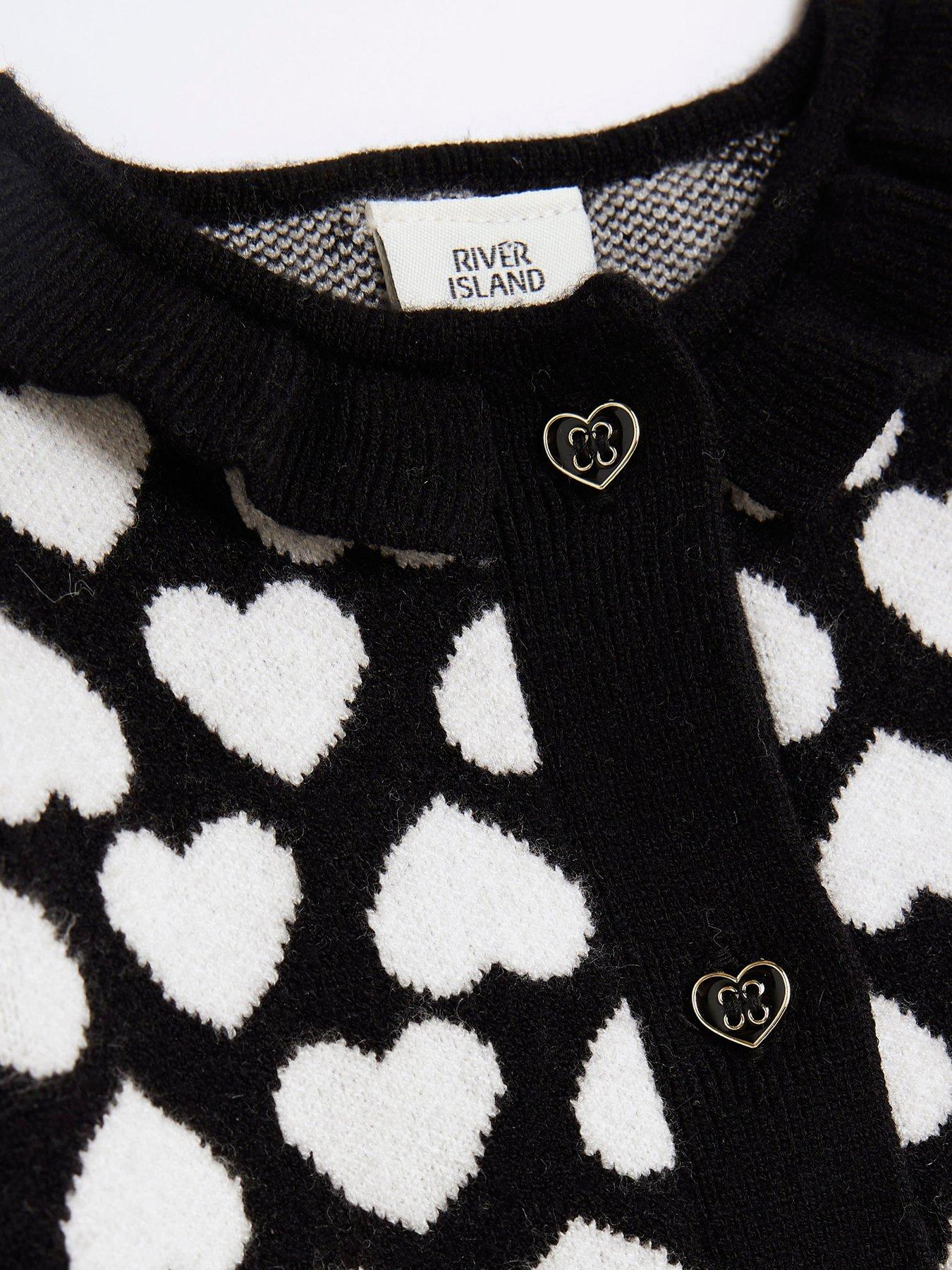 river-island-baby-baby-girls-knit-heart-dress-set-blackdetail