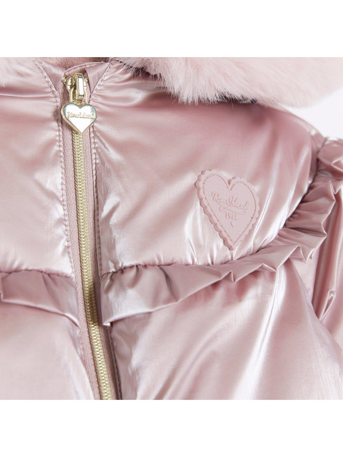 river-island-baby-baby-girls-metallic-padded-jacket-pinkdetail