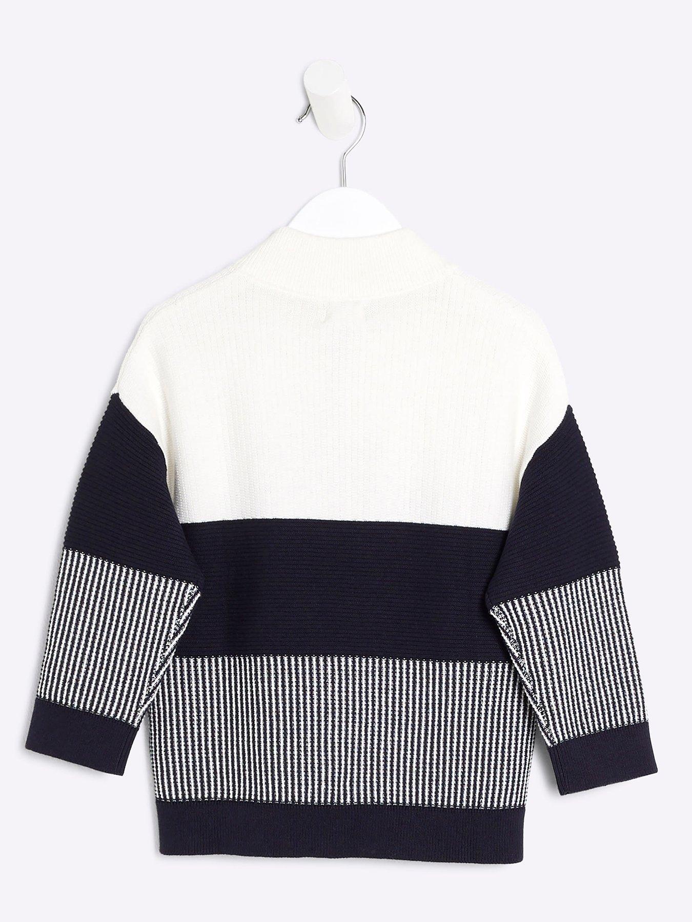 river-island-mini-mini-boy-block-zip-funnel-neck-jumper-navyback