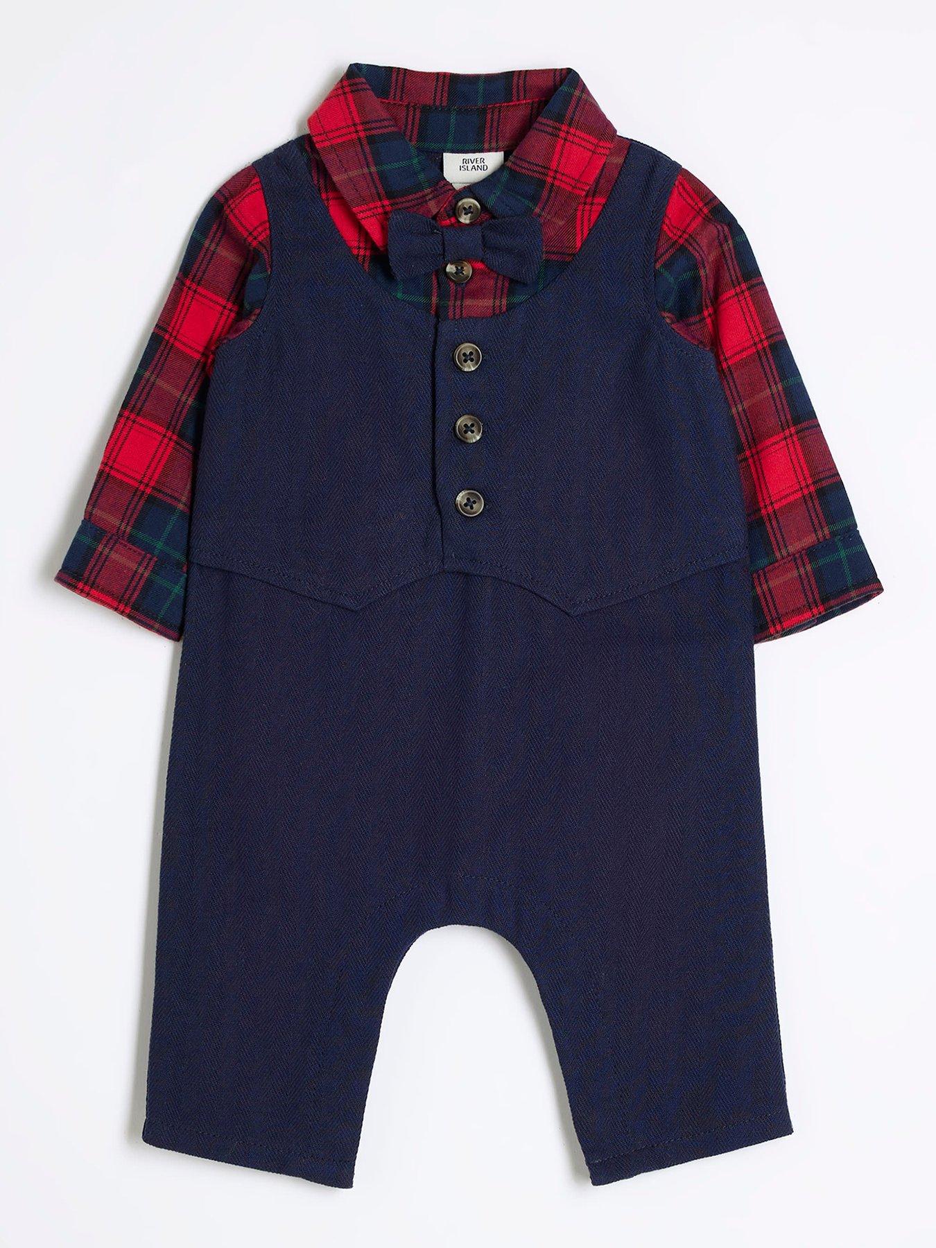 river-island-baby-baby-boy-checked-all-in-one-navy