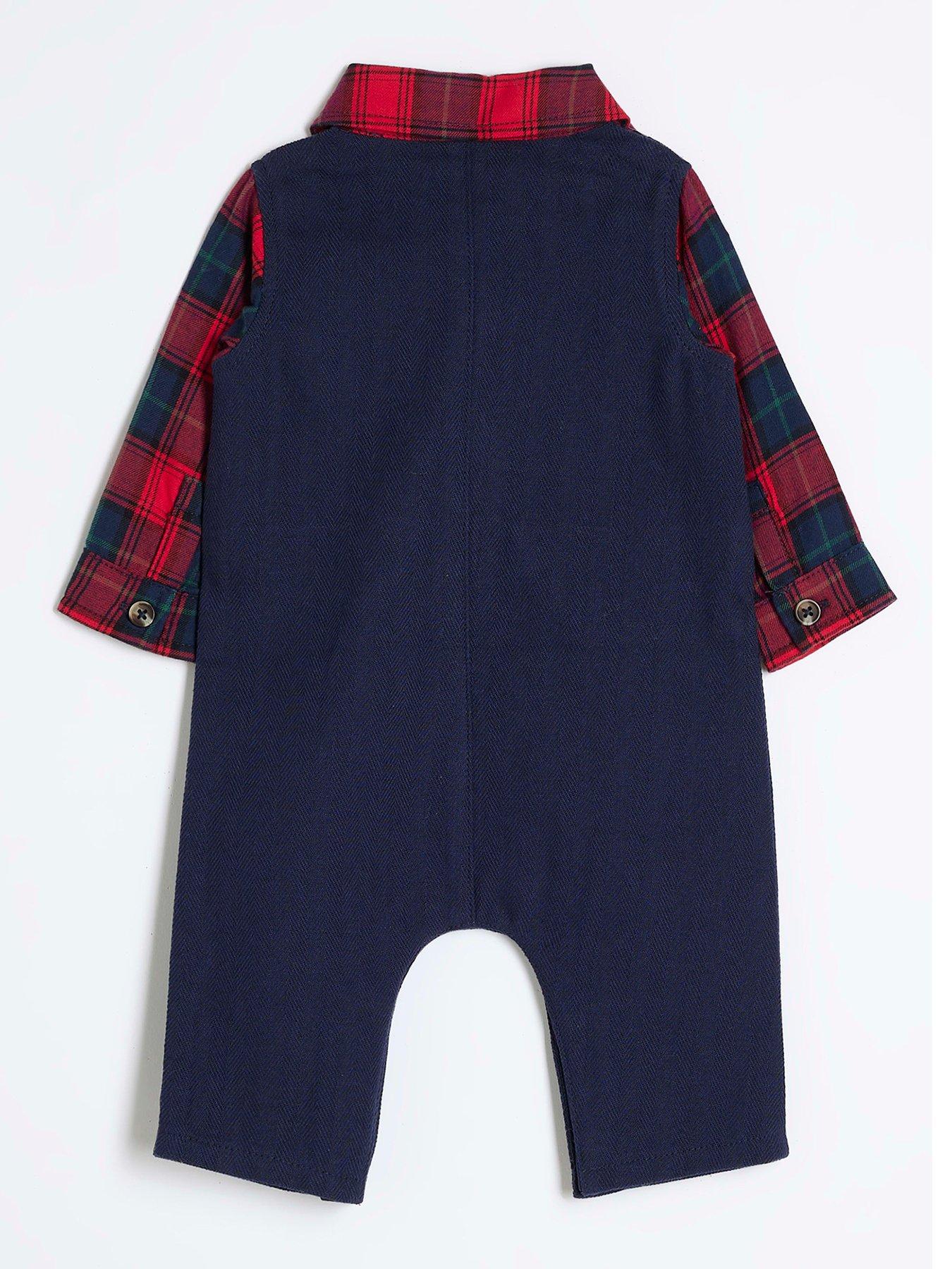 river-island-baby-baby-boy-checked-all-in-one-navyback