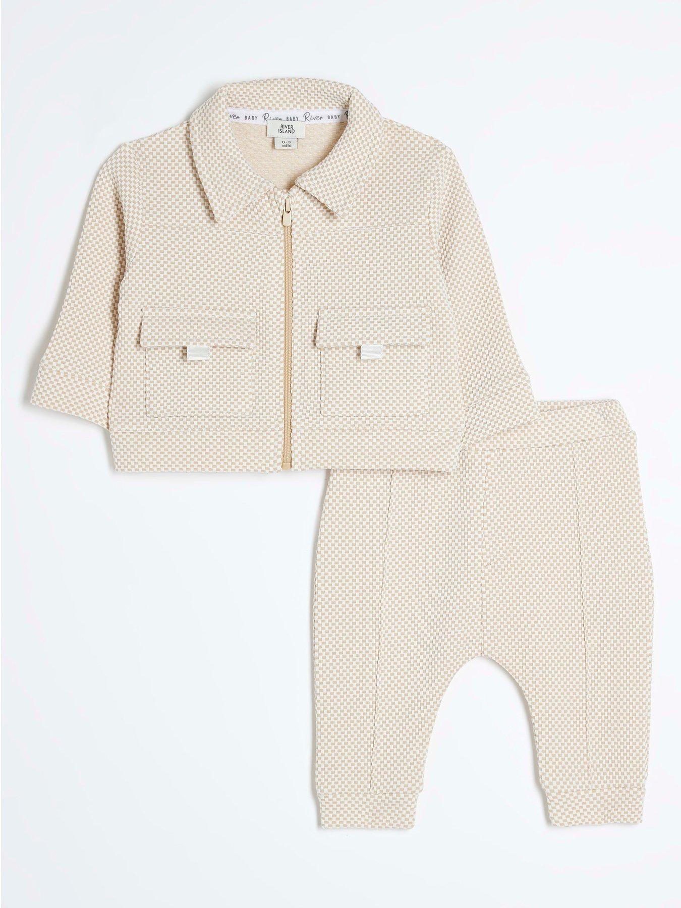 river-island-baby-baby-boy-jacquard-jacket-set-beige