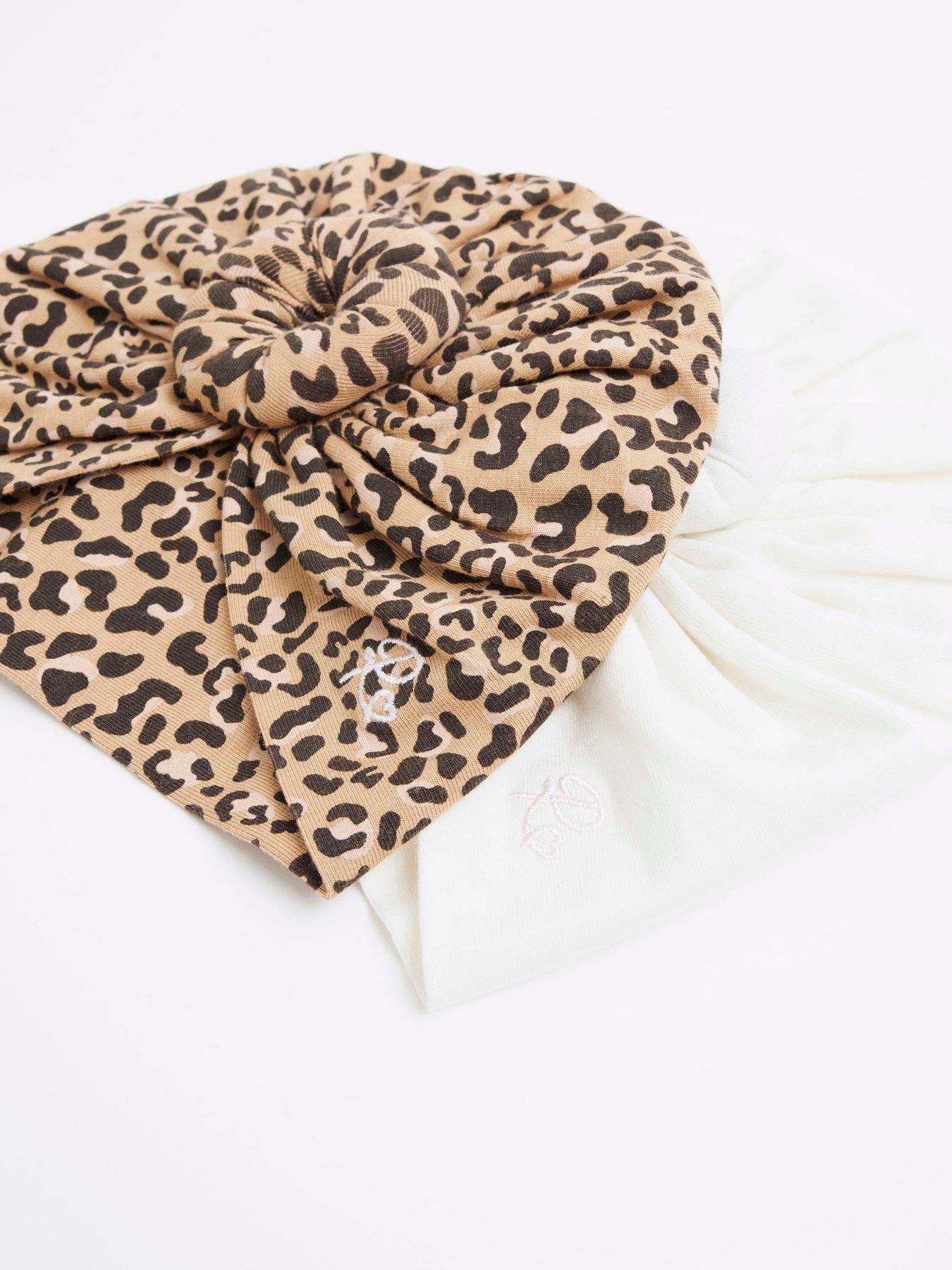 river-island-baby-baby-girls-leopard-turban-2-pack-creamoutfit