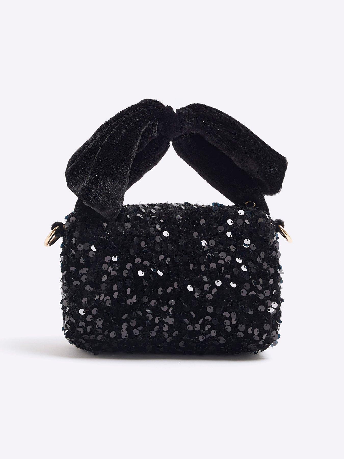 river-island-older-girl-sequin-bow-top-handle-bag-blackstillFront