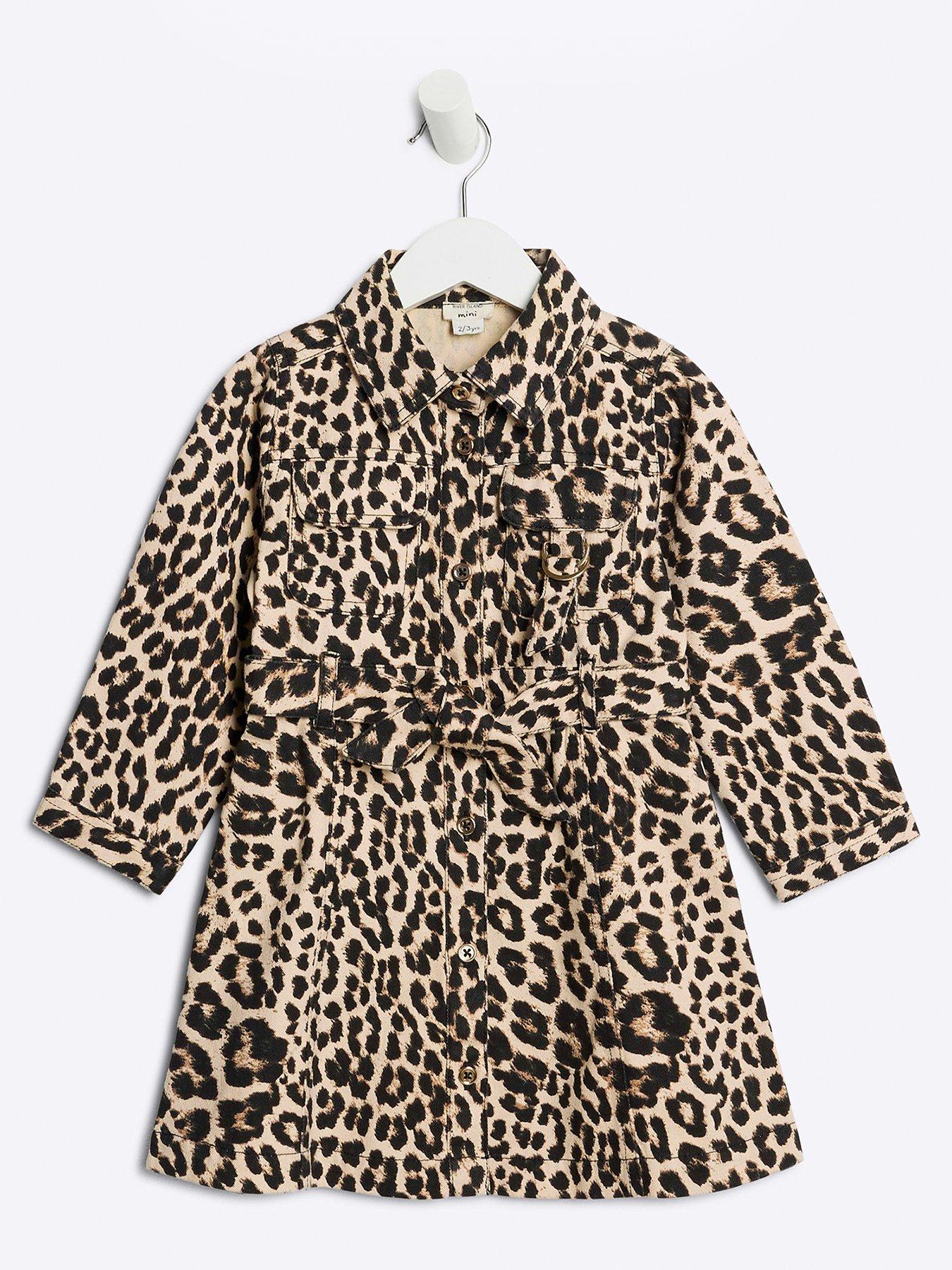 river-island-mini-mini-girl-denim-leopard-dress-brown