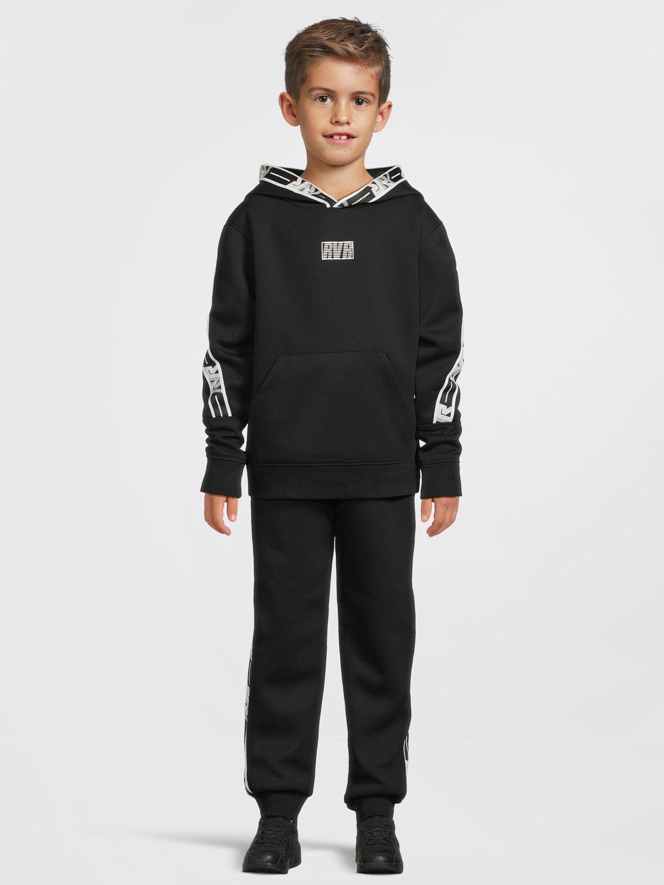 river-island-boys-rvr-taped-hoodie-and-jogger-set-black