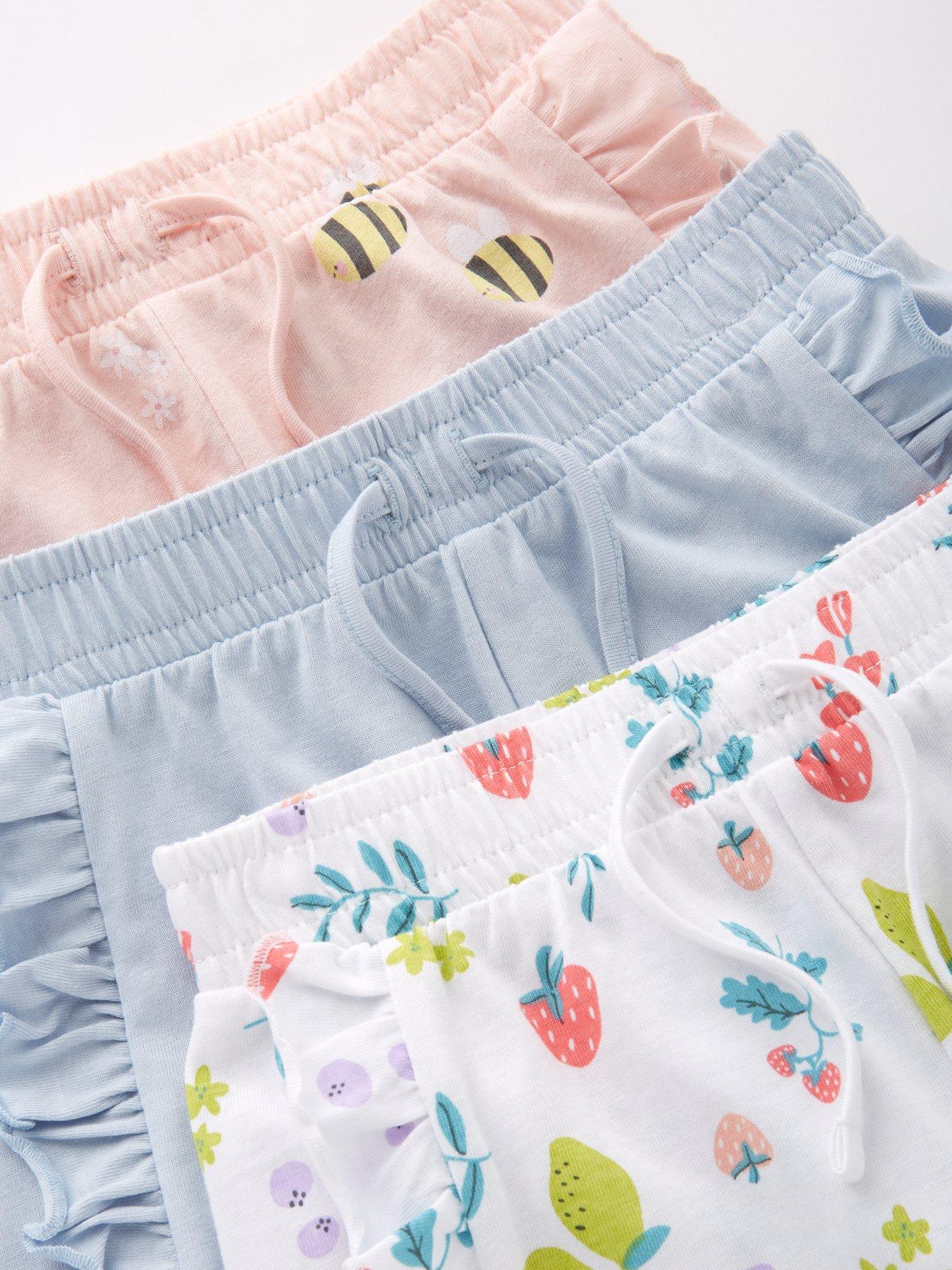 Image 4 of 5 of Mini V by Very Girls 3 Pack Shorts - Multi