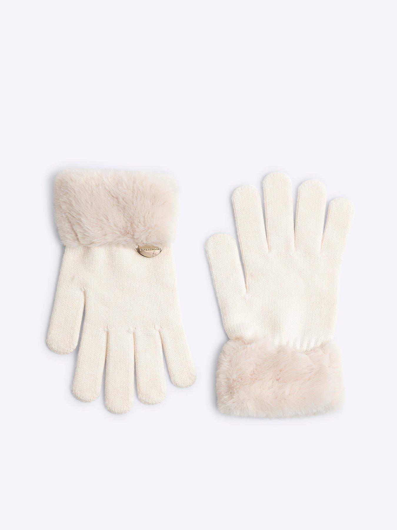 river-island-older-girl-faux-fur-cuff-knitted-gloves-cream