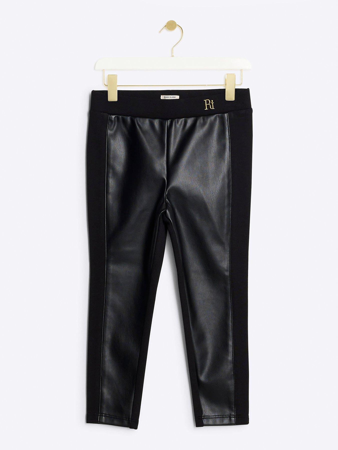 river-island-mini-mini-girl-faux-leather-leggings-blackfront