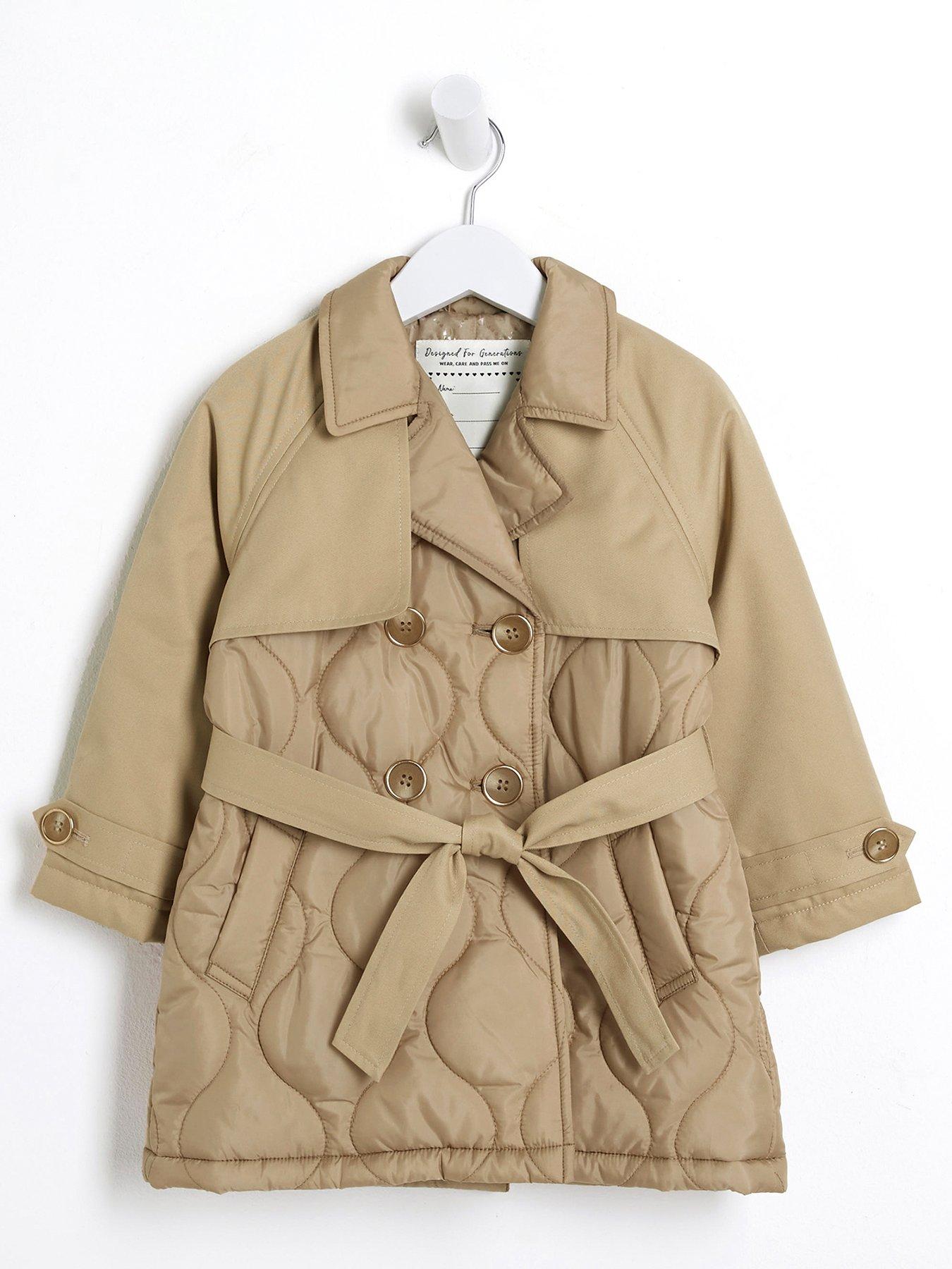 river-island-mini-mini-girl-quilted-trench-coat-beige