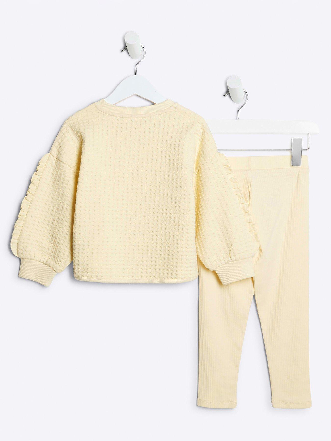 river-island-mini-mini-girl-frill-sweatshirt-set-yellowback