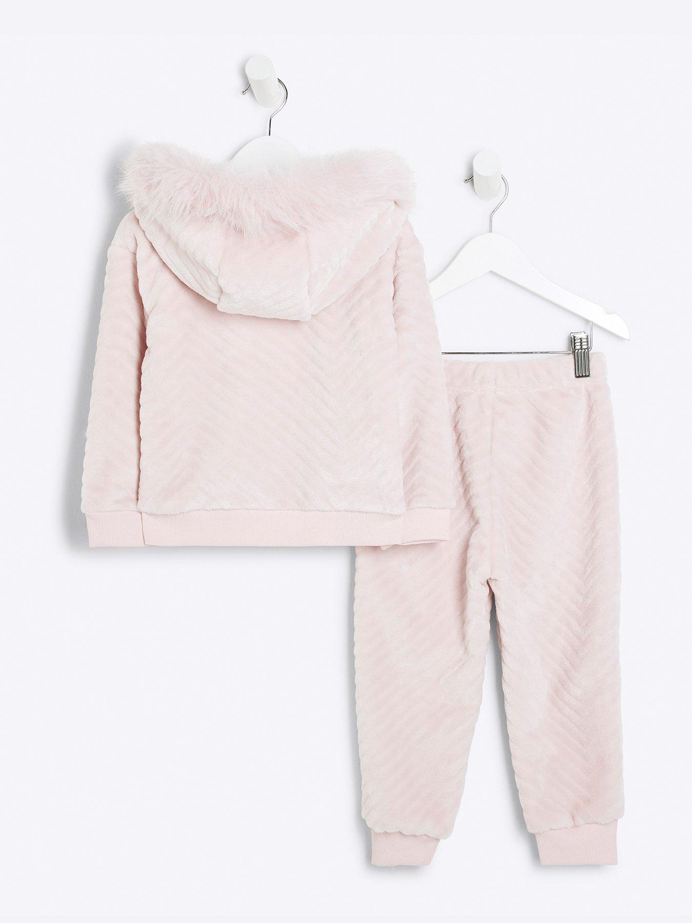 river-island-mini-mini-girls-hooded-cosy-loungewear-set-pinkback