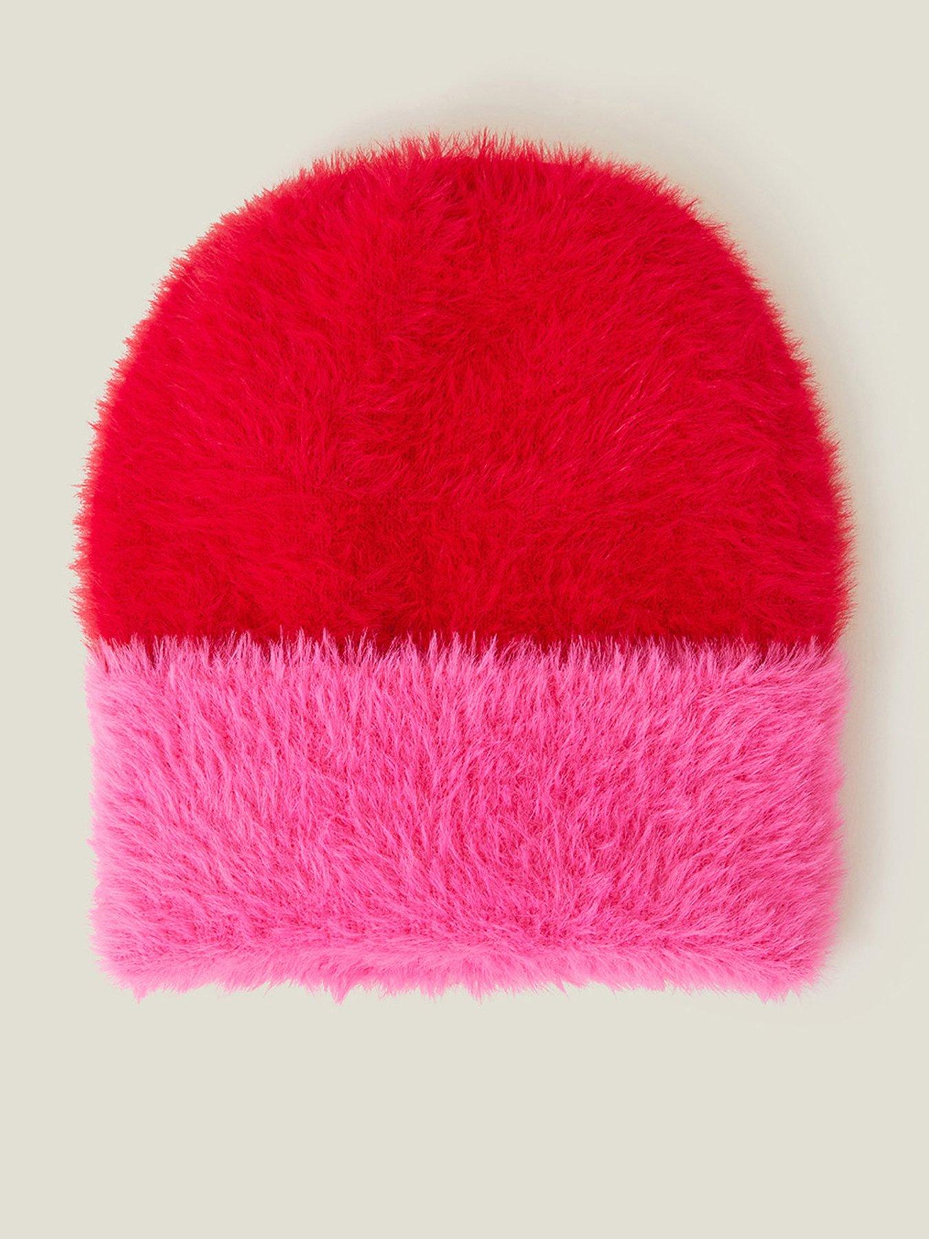 accessorize-colourblock-pink-red-beanie