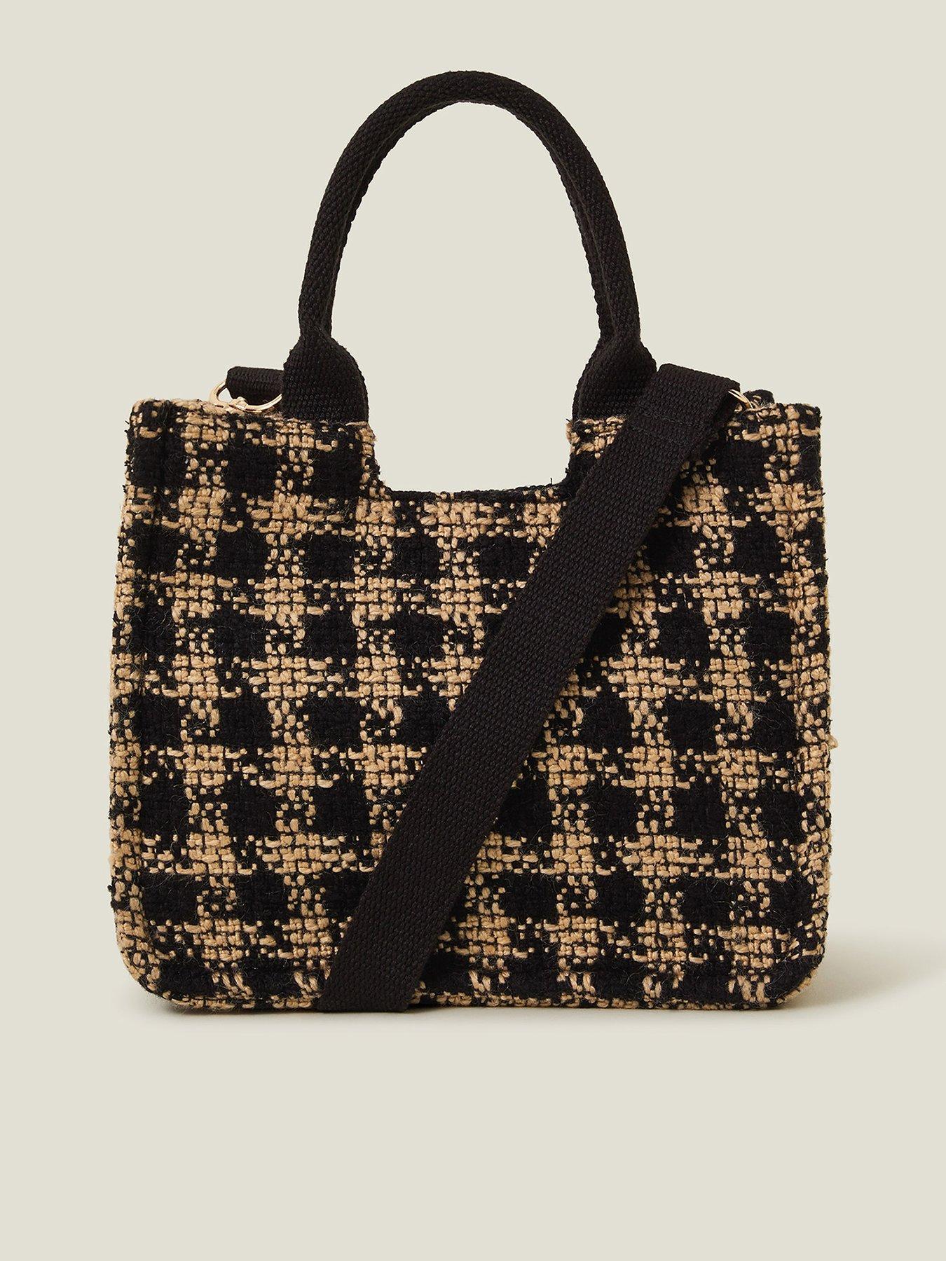 River island houndstooth bag sale