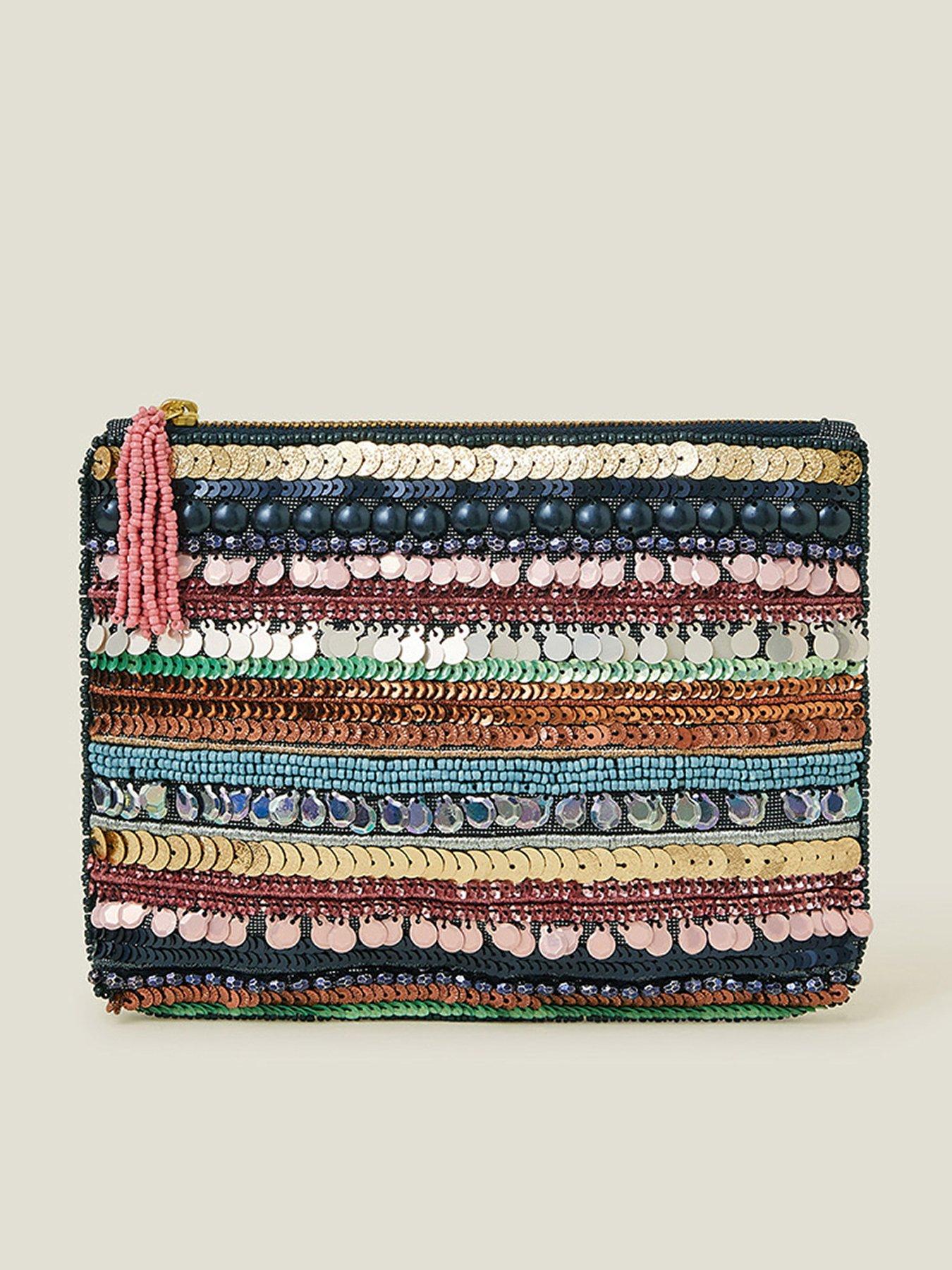 accessorize-stripe-embellished-pouch