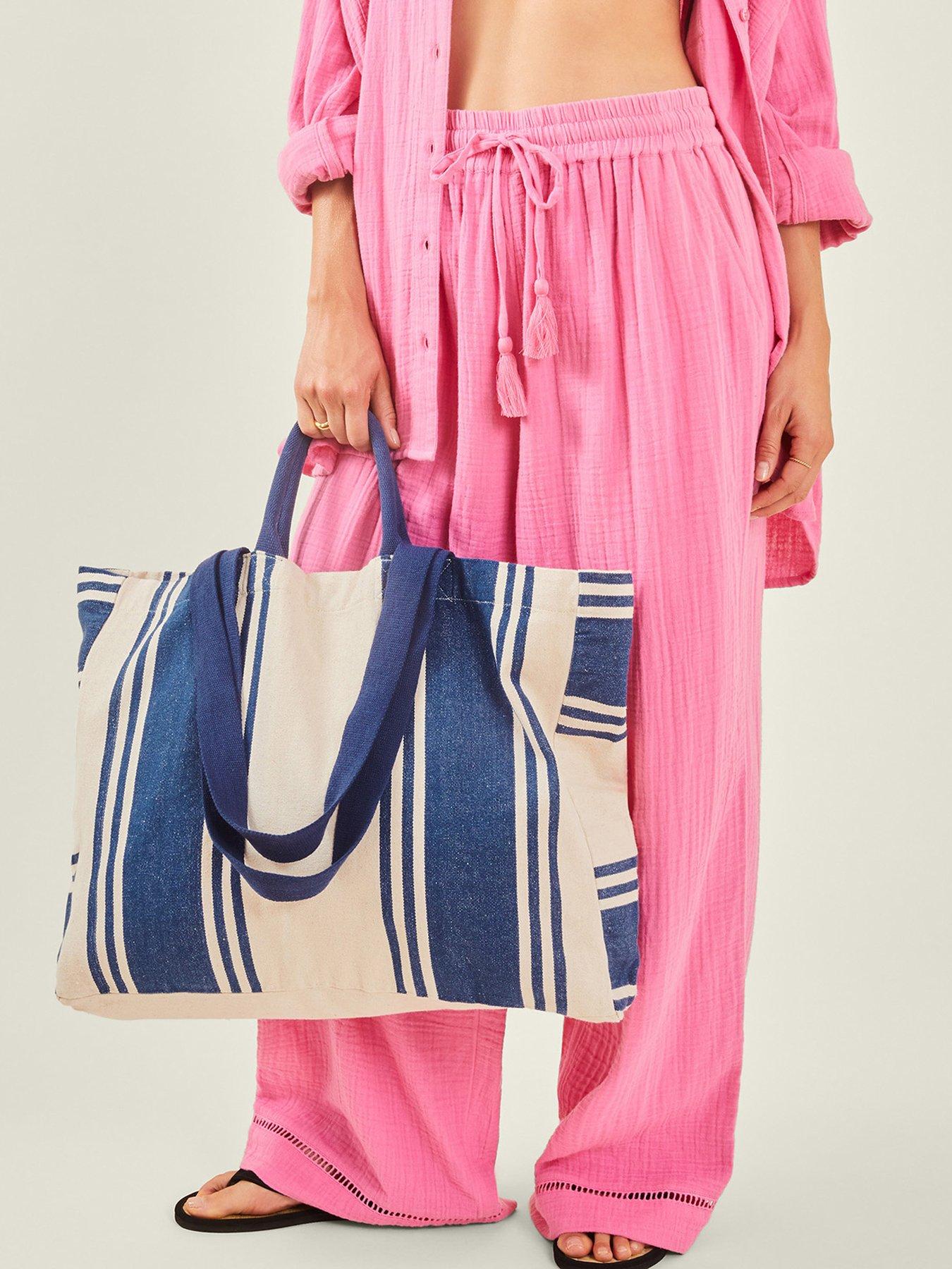 Image 2 of 5 of Accessorize Stripe Shopper