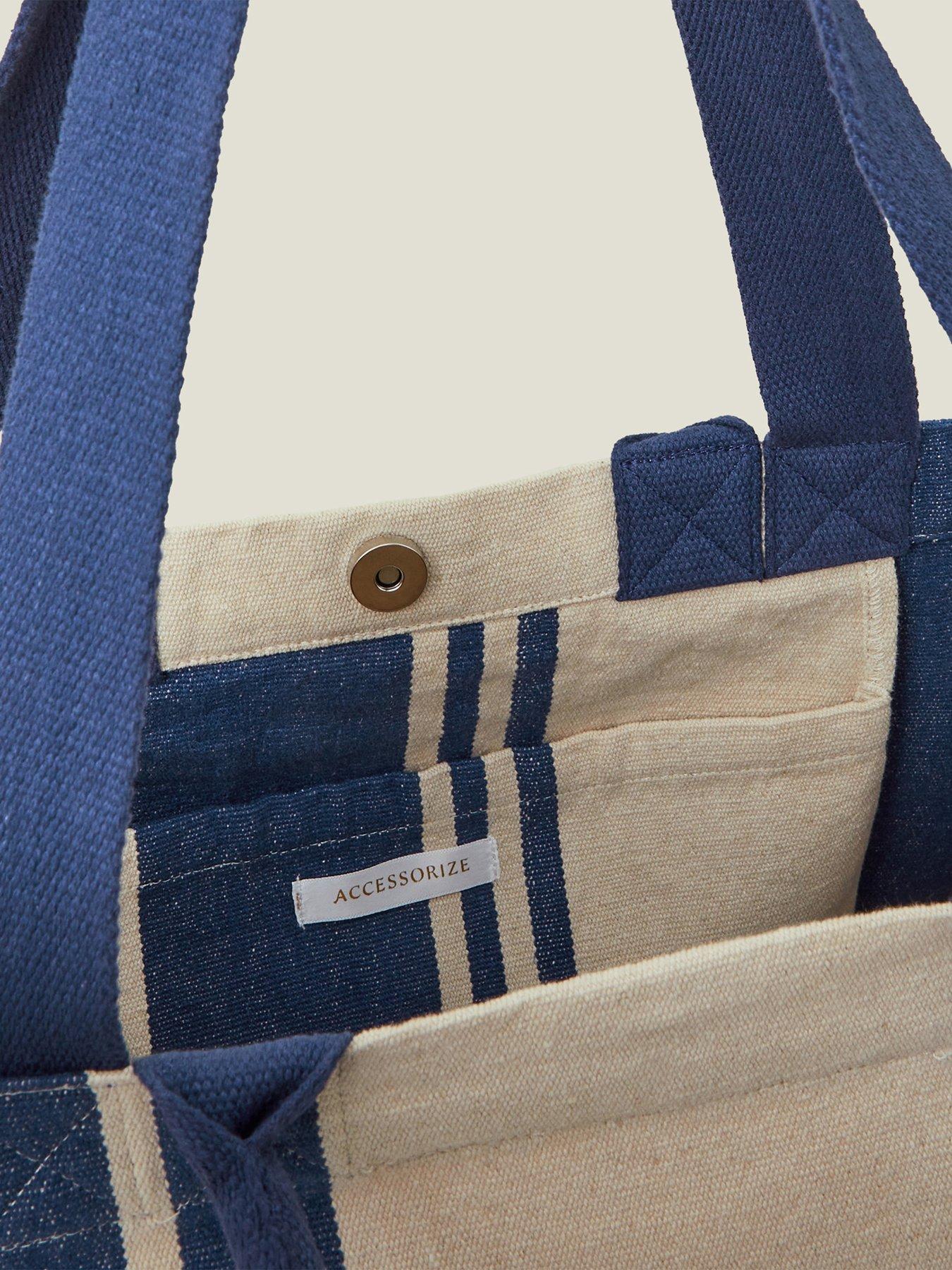 Image 5 of 5 of Accessorize Stripe Shopper