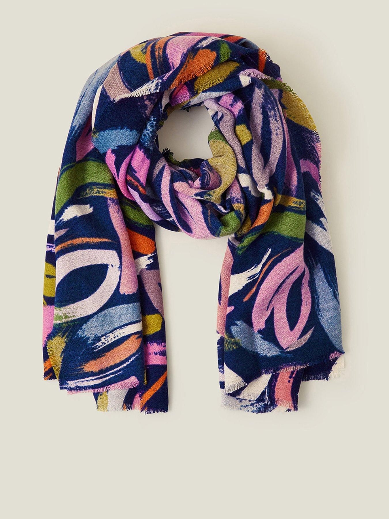 accessorize-abstract-brushstroke-print-scarf