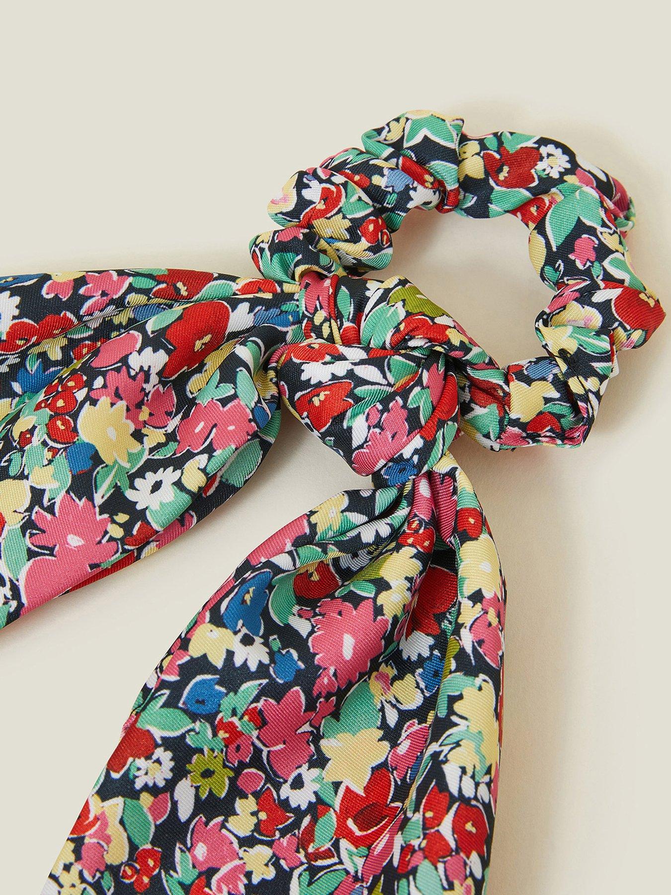 accessorize-floral-scarf-hair-scrunchieback