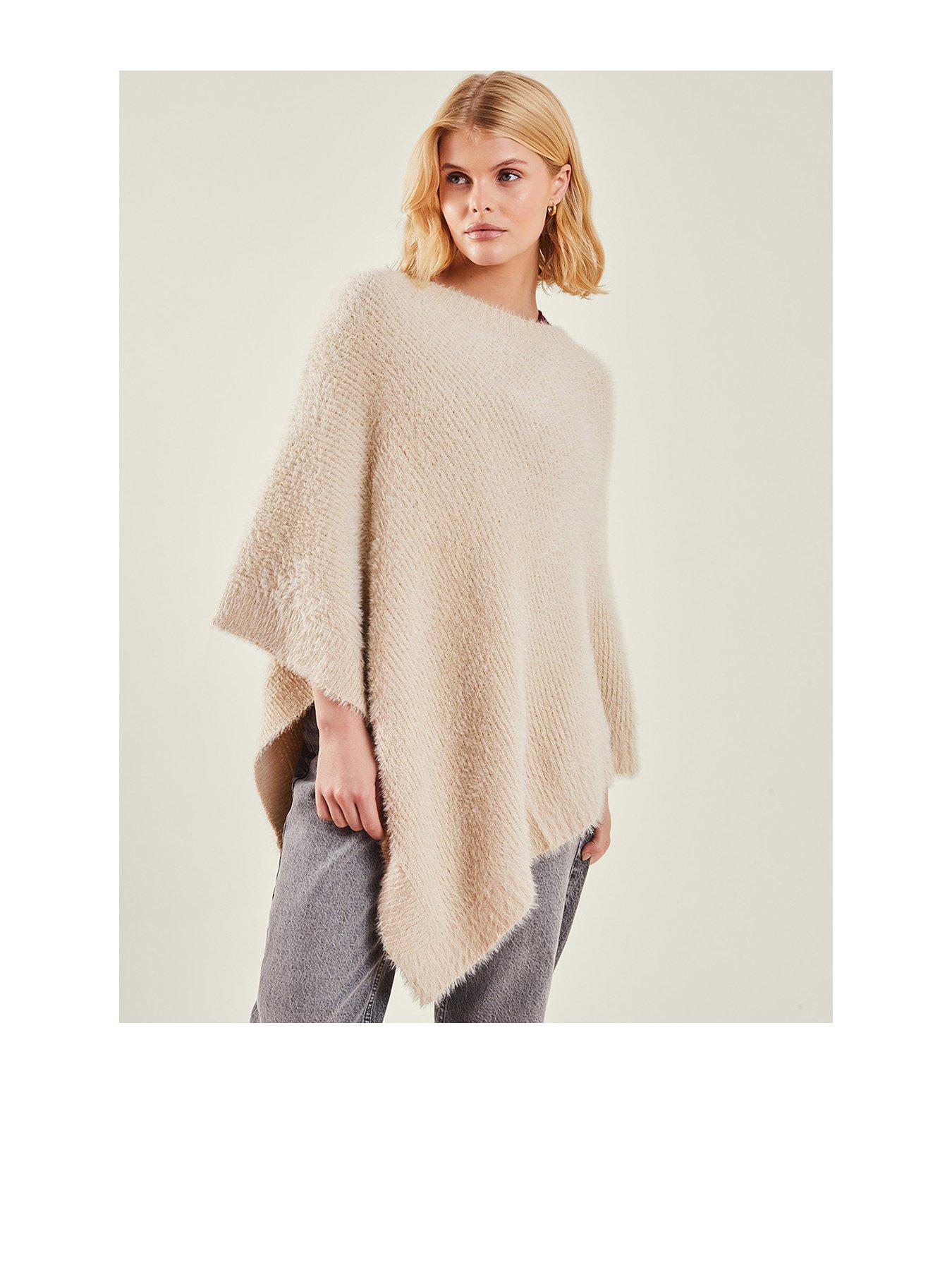 accessorize-fluffy-poncho-natural