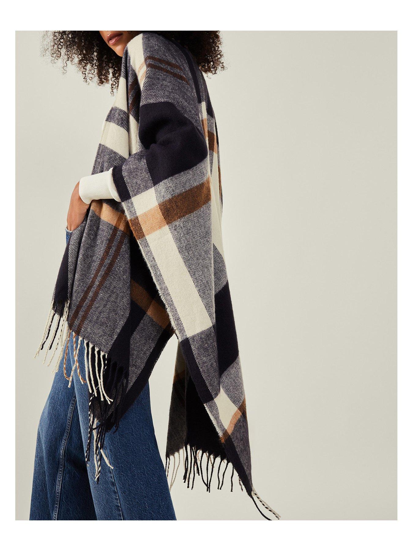 accessorize-brighton-check-poncho-navyback