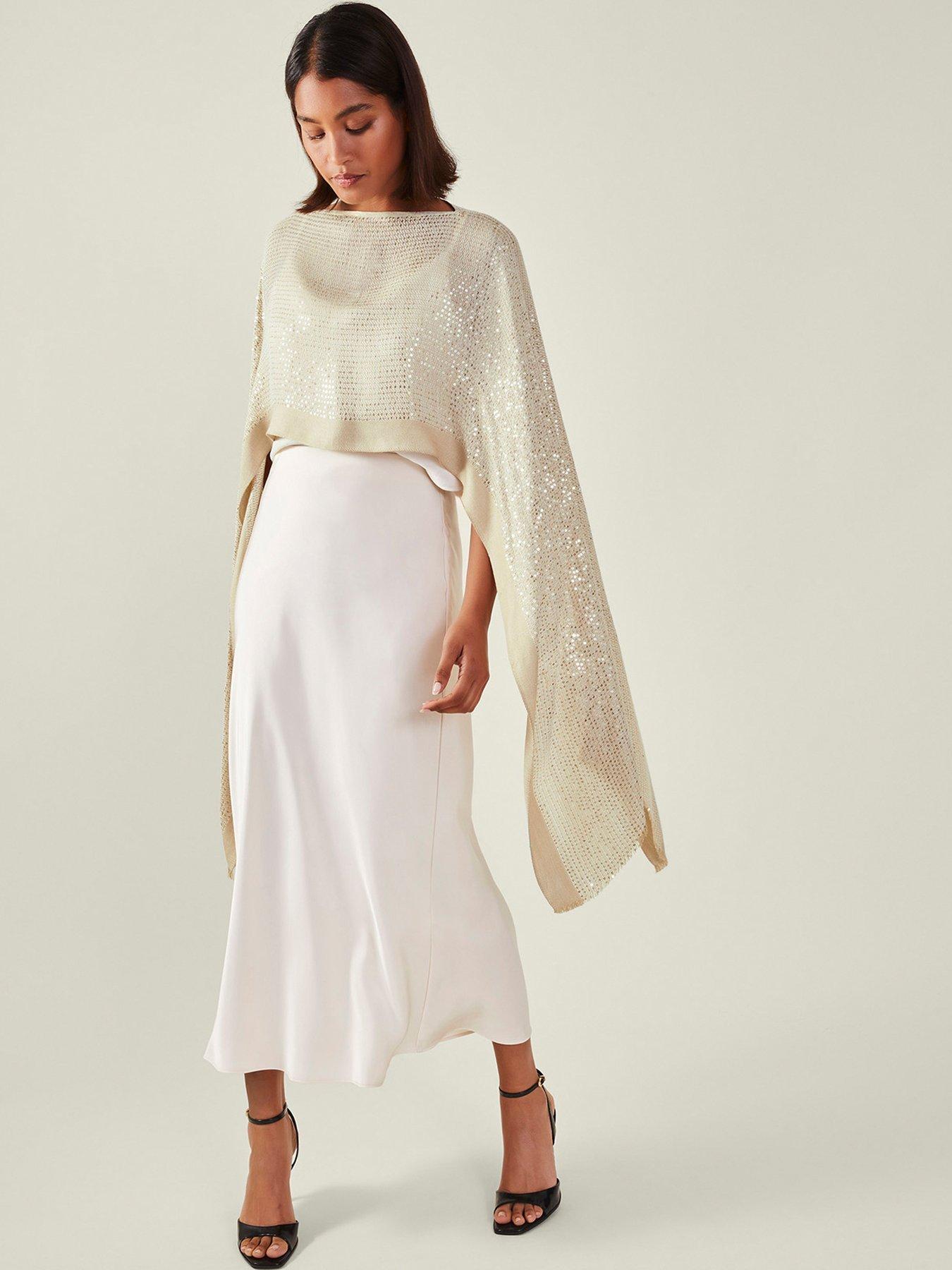 Accessorize Sequin Embellished Poncho