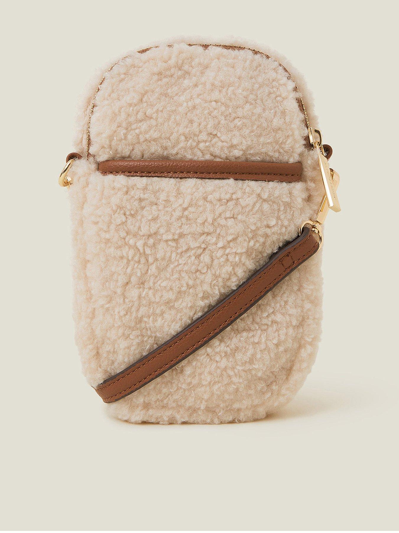 accessorize-shearling-phone-bag