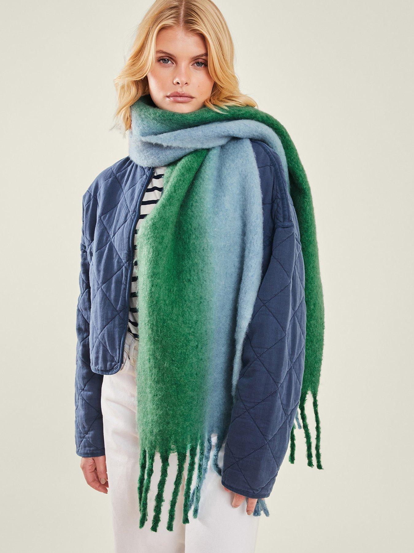 accessorize-blue-green-super-fluffy-scarfstillFront