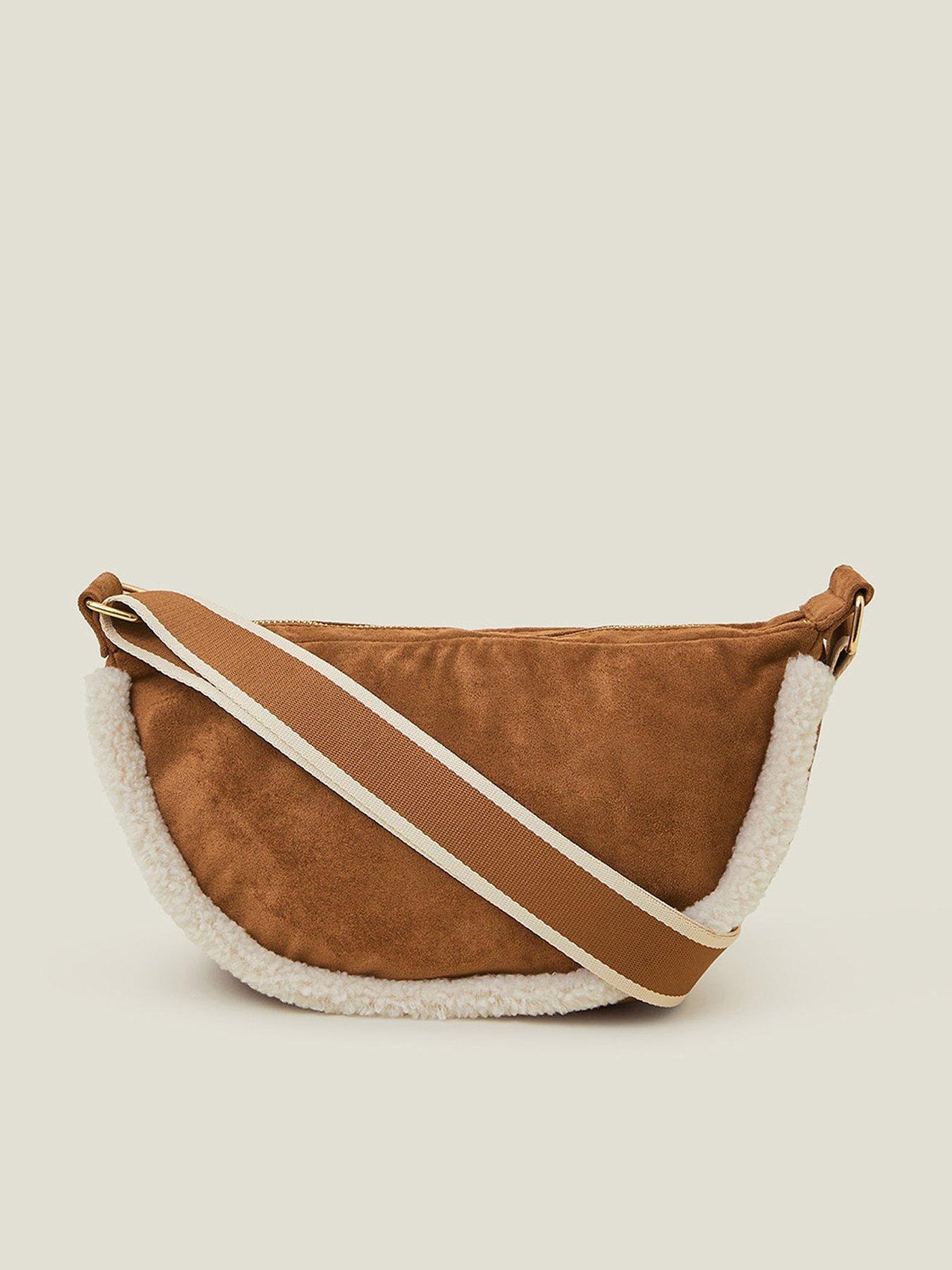 accessorize-shearling-trim-sling-bagfront