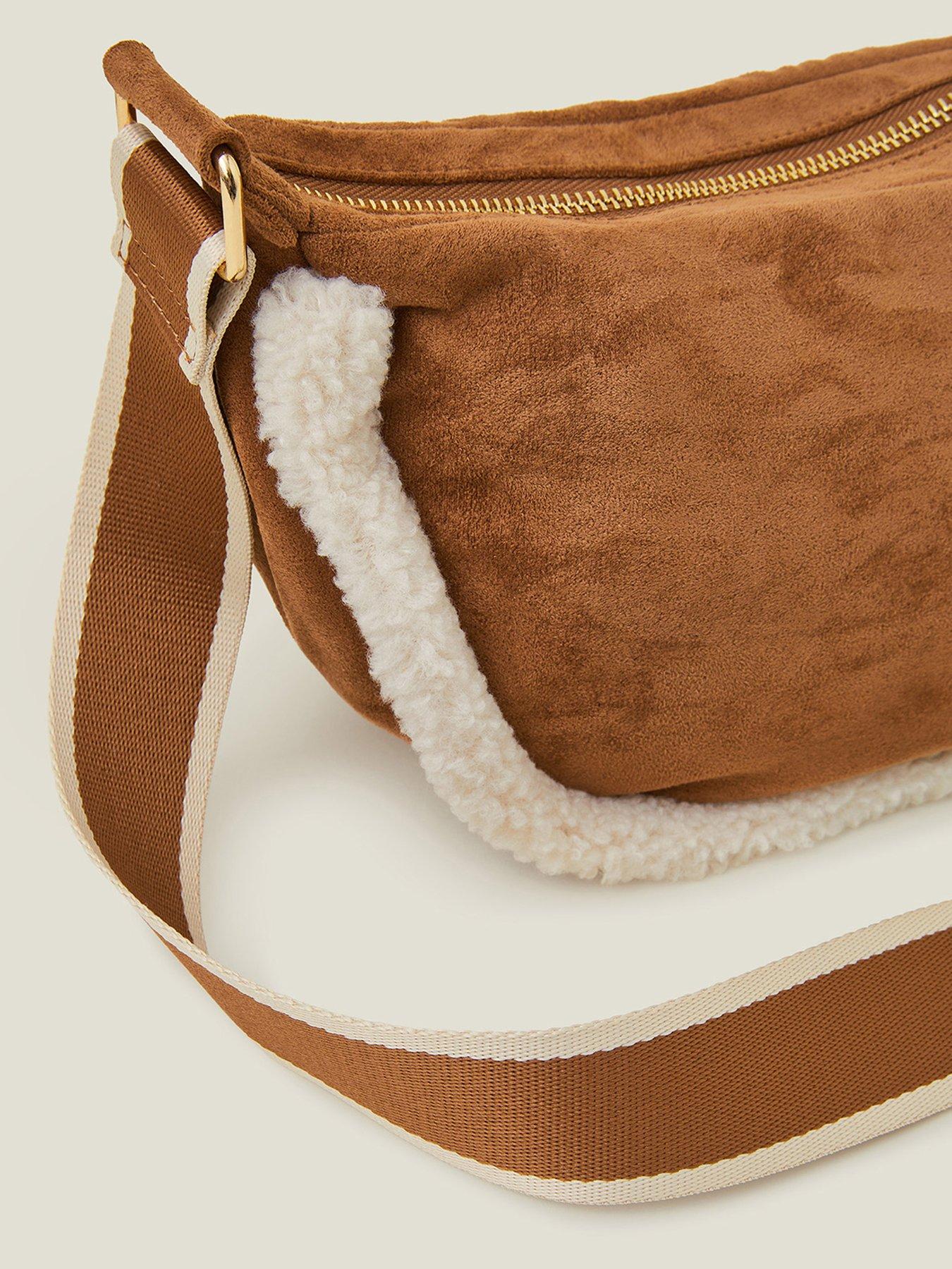 accessorize-shearling-trim-sling-bagoutfit