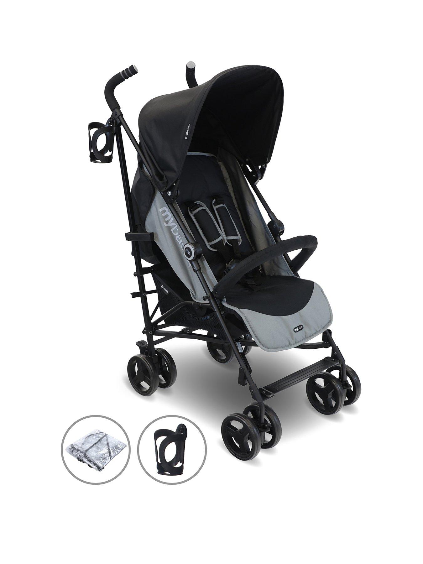 my-babiie-mb02-plus-black-lightweight-stroller