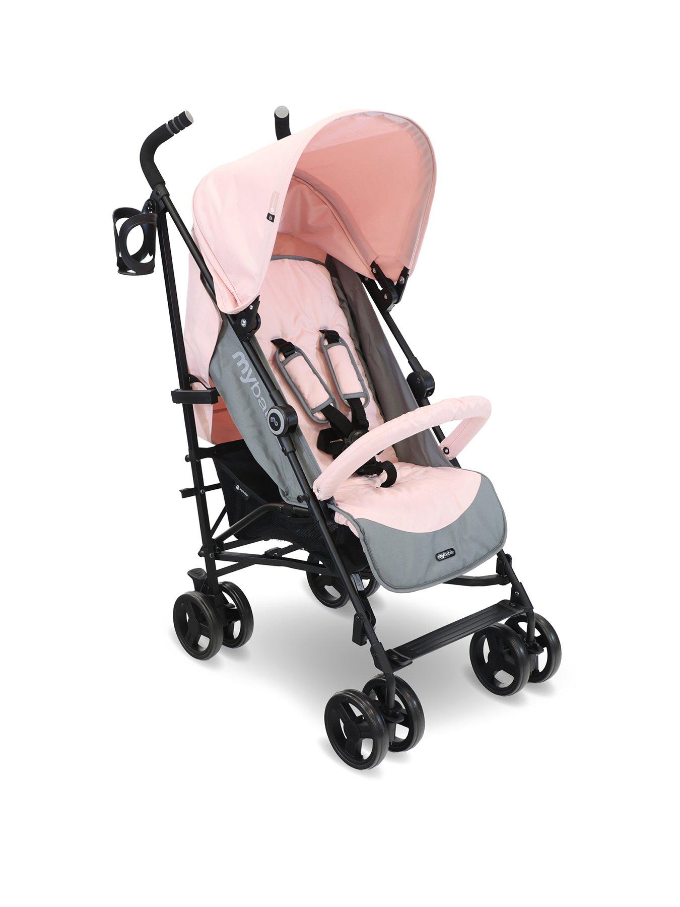 my-babiie-mb02-plus-pink-lightweight-stroller