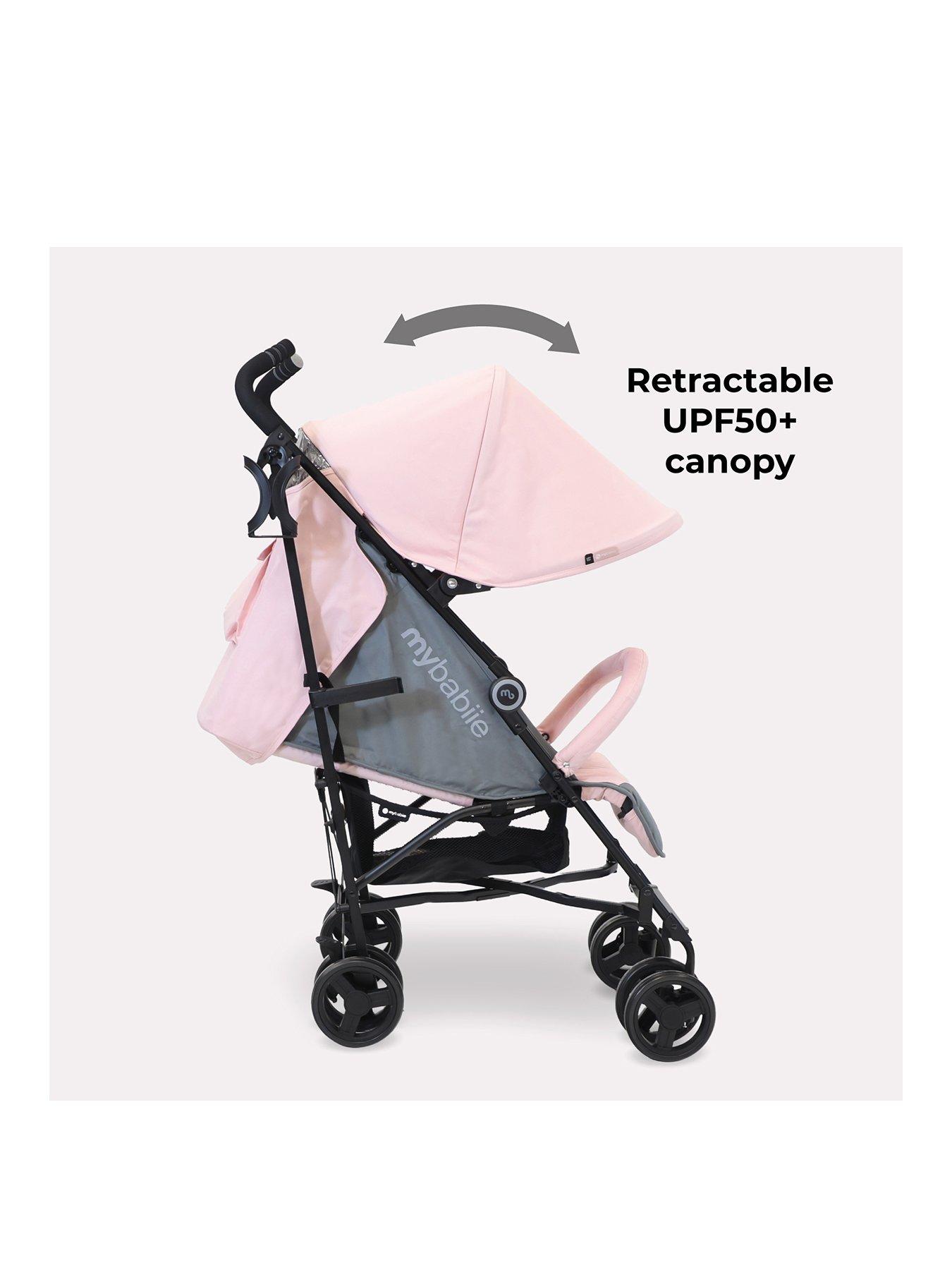 my-babiie-mb02-plus-pink-lightweight-strollerstillFront