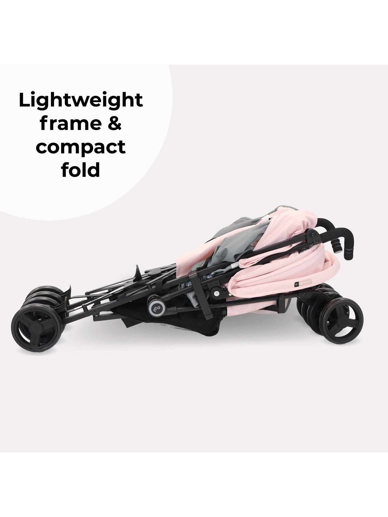 Image 6 of 8 of My Babiie MB02 Plus Pink Lightweight Stroller
