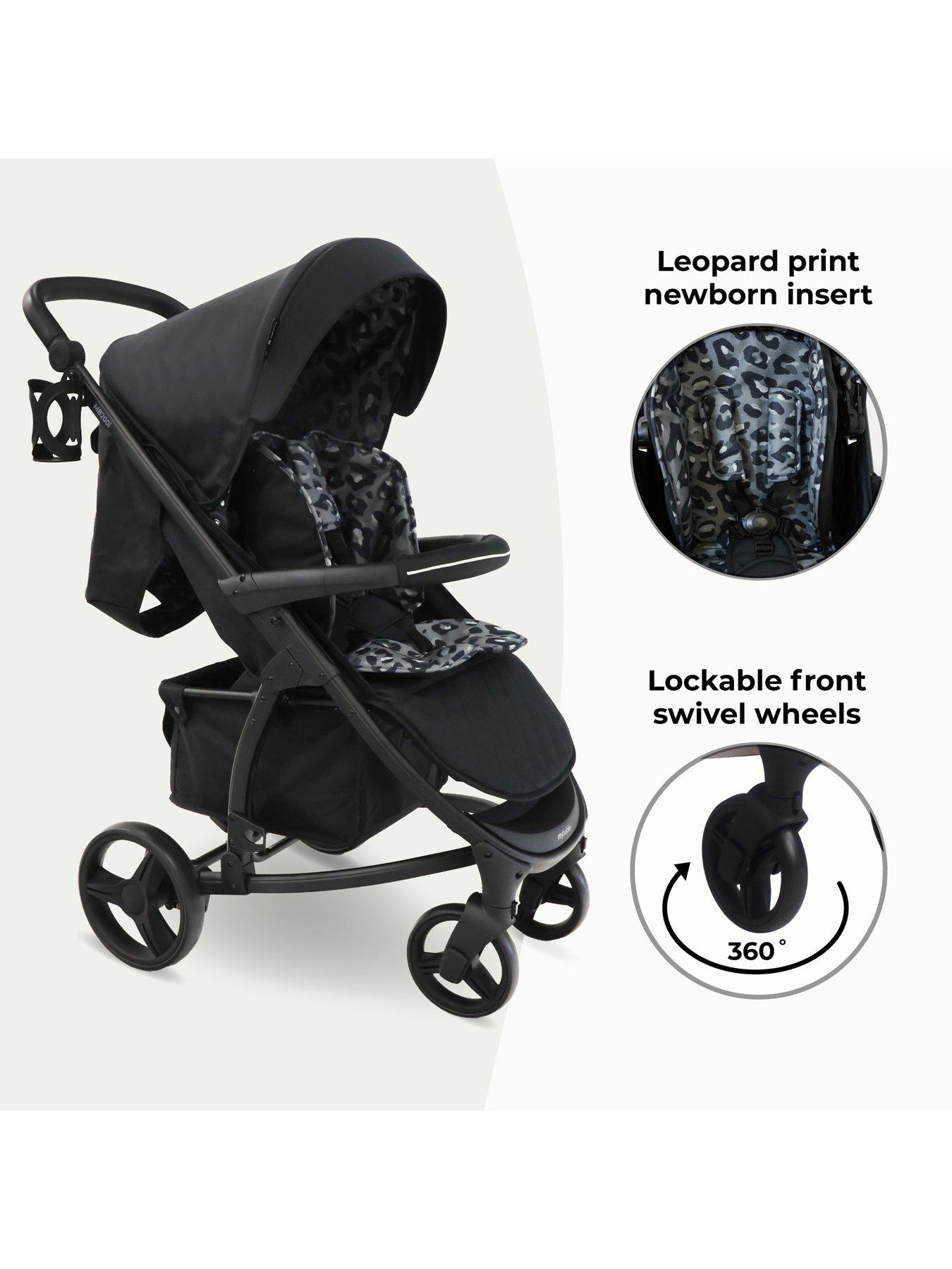 my-babiie-mb200i-travel-systems-black-leopardoutfit