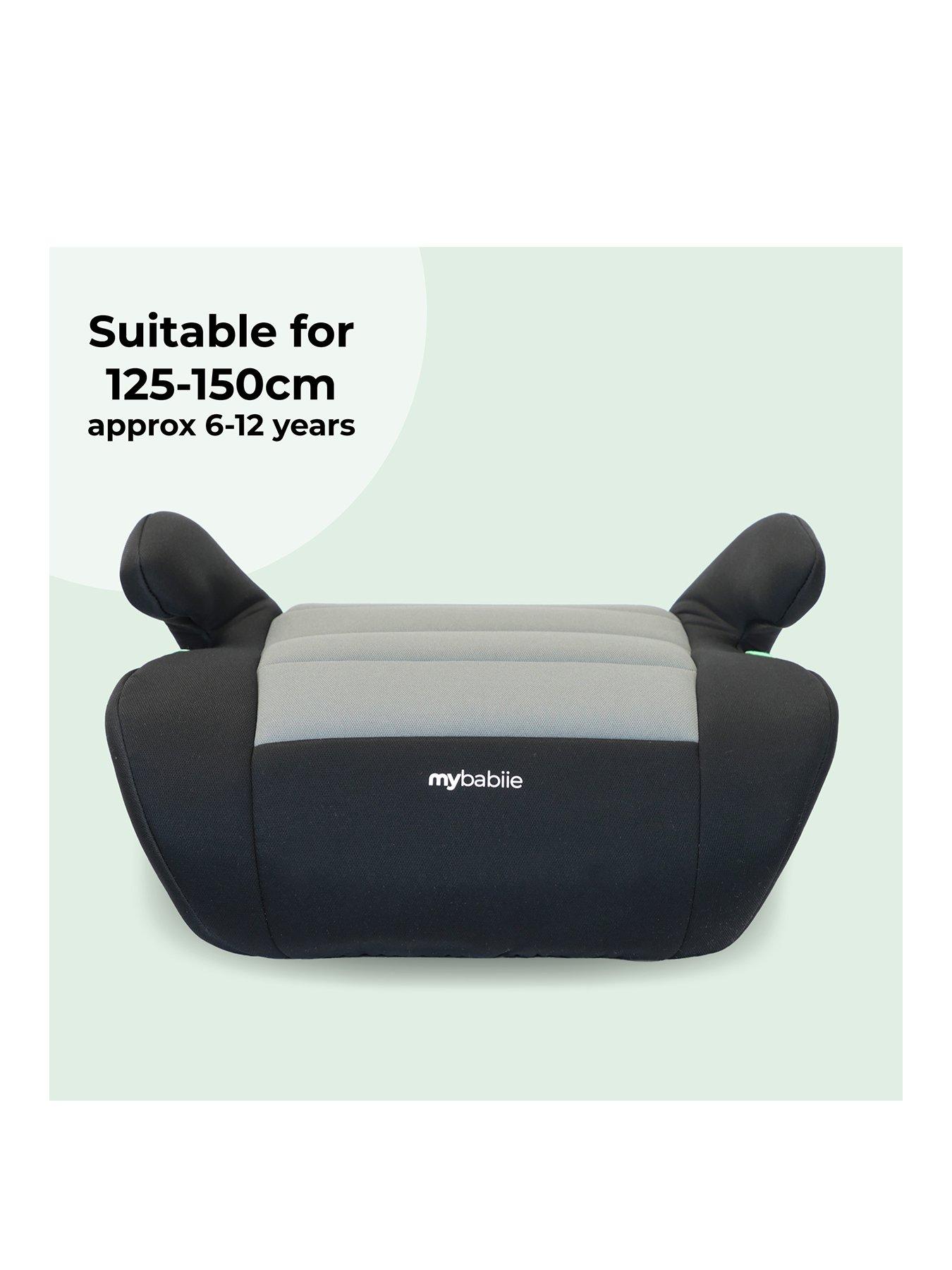 Image 2 of 5 of My Babiie Booster Car Seat - Grey Black (Group 2/3)