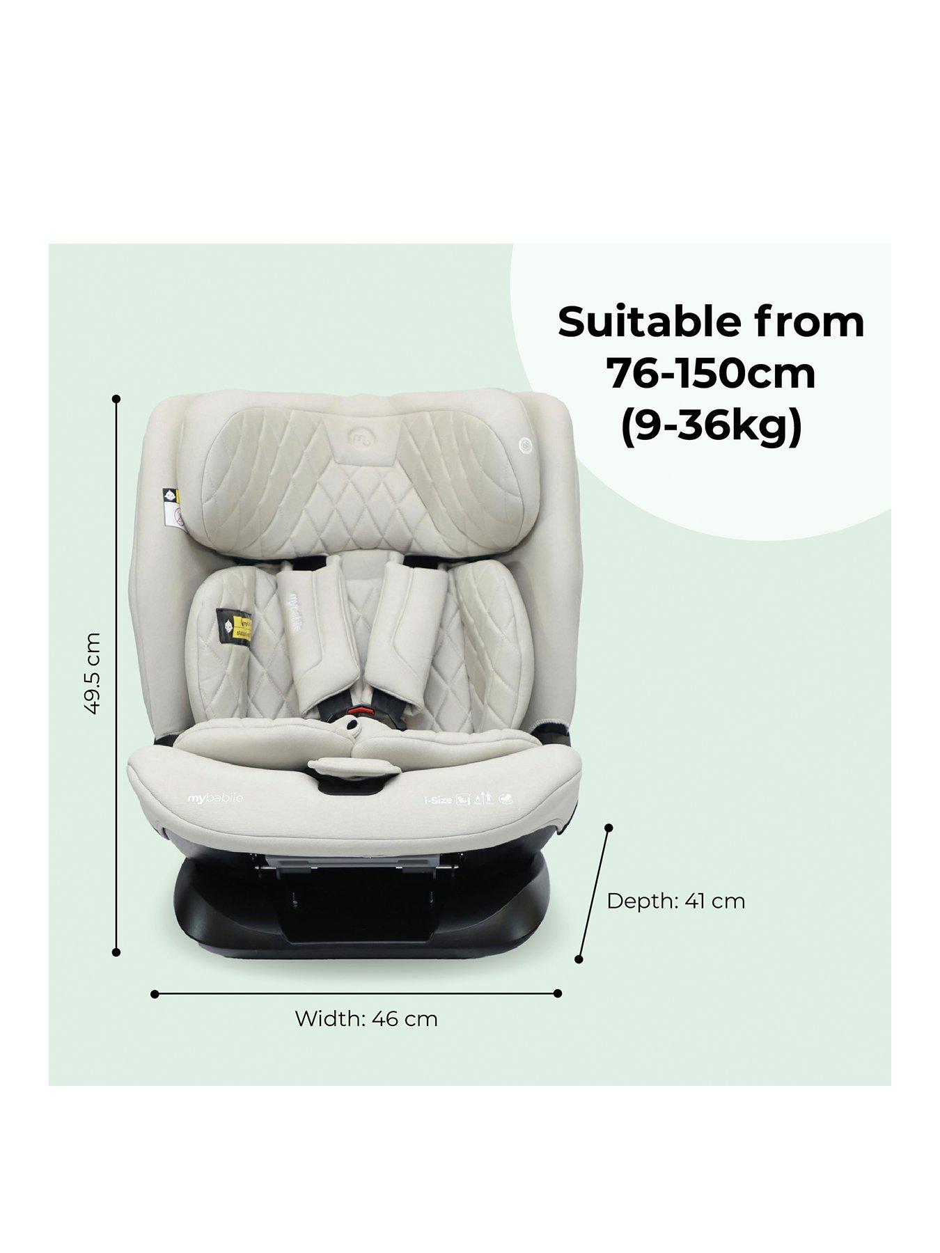 my-babiie-mbcs123bom-i-size-76-150cm-car-seat-oatmeal-group-123stillFront