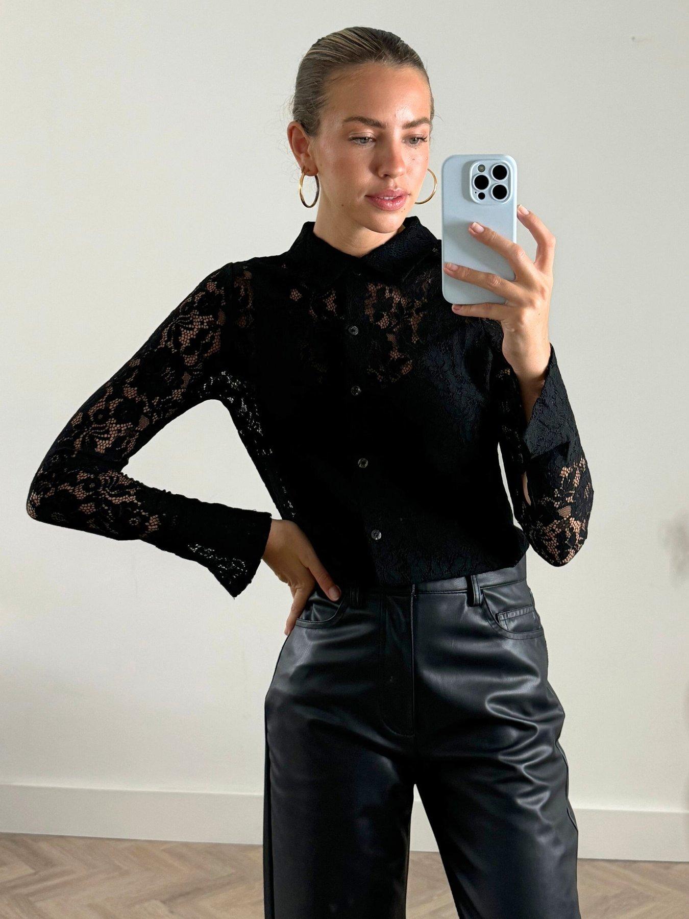 style-cheat-lace-button-shirt-black