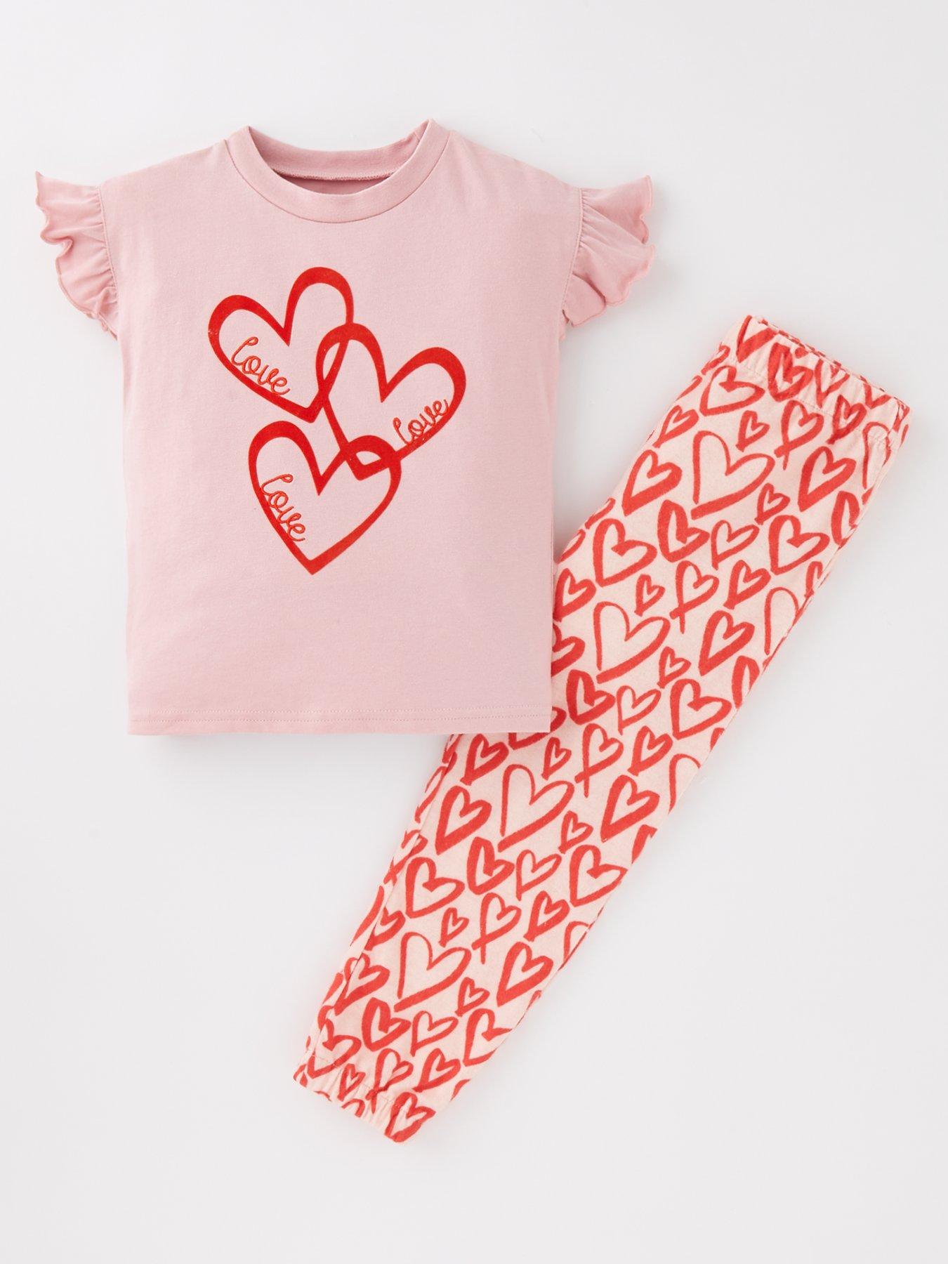 mini-v-by-very-girls-short-sleeve-heart-print-pyjama-set