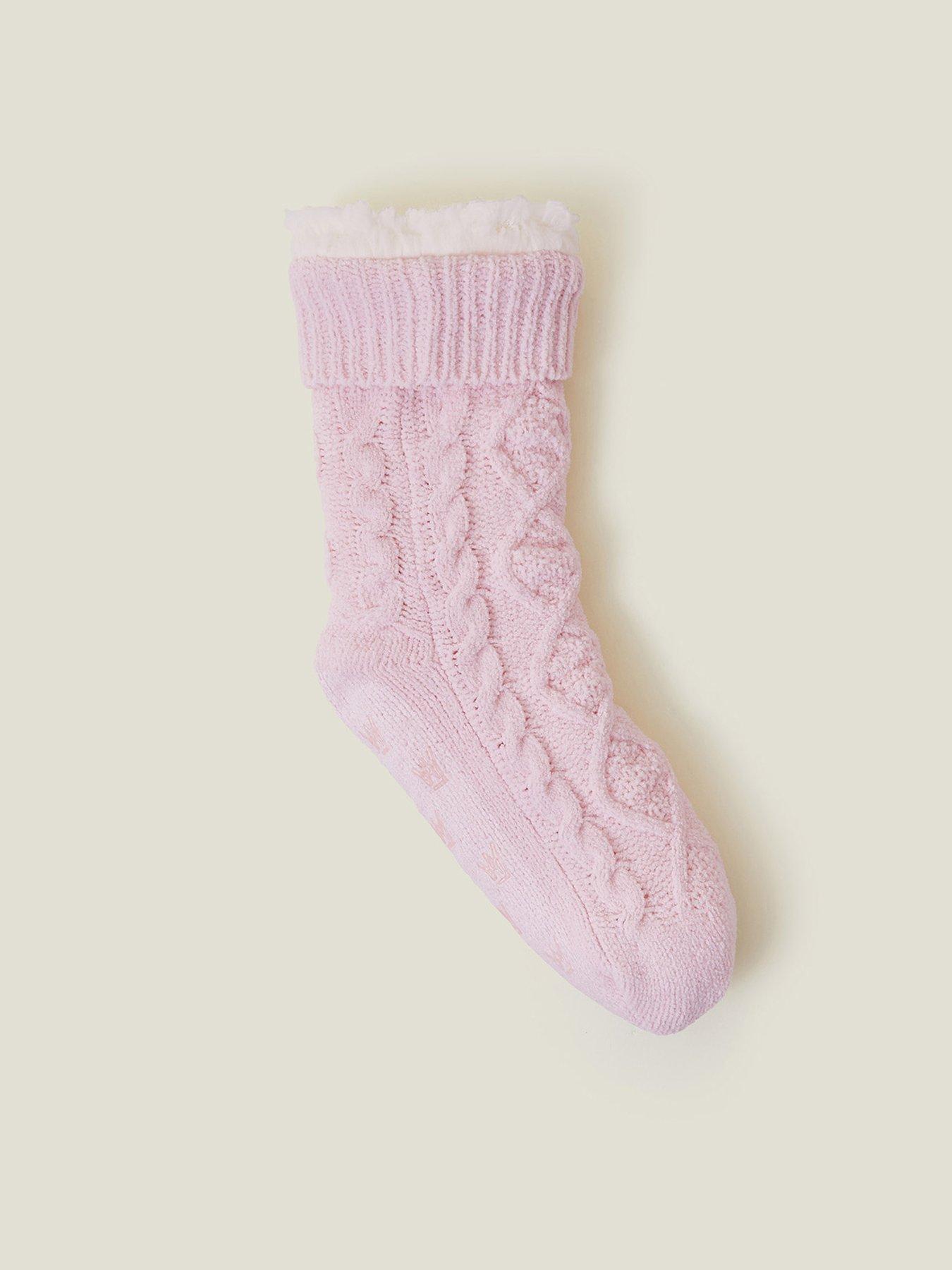 accessorize-cable-knit-slipper-socksfront