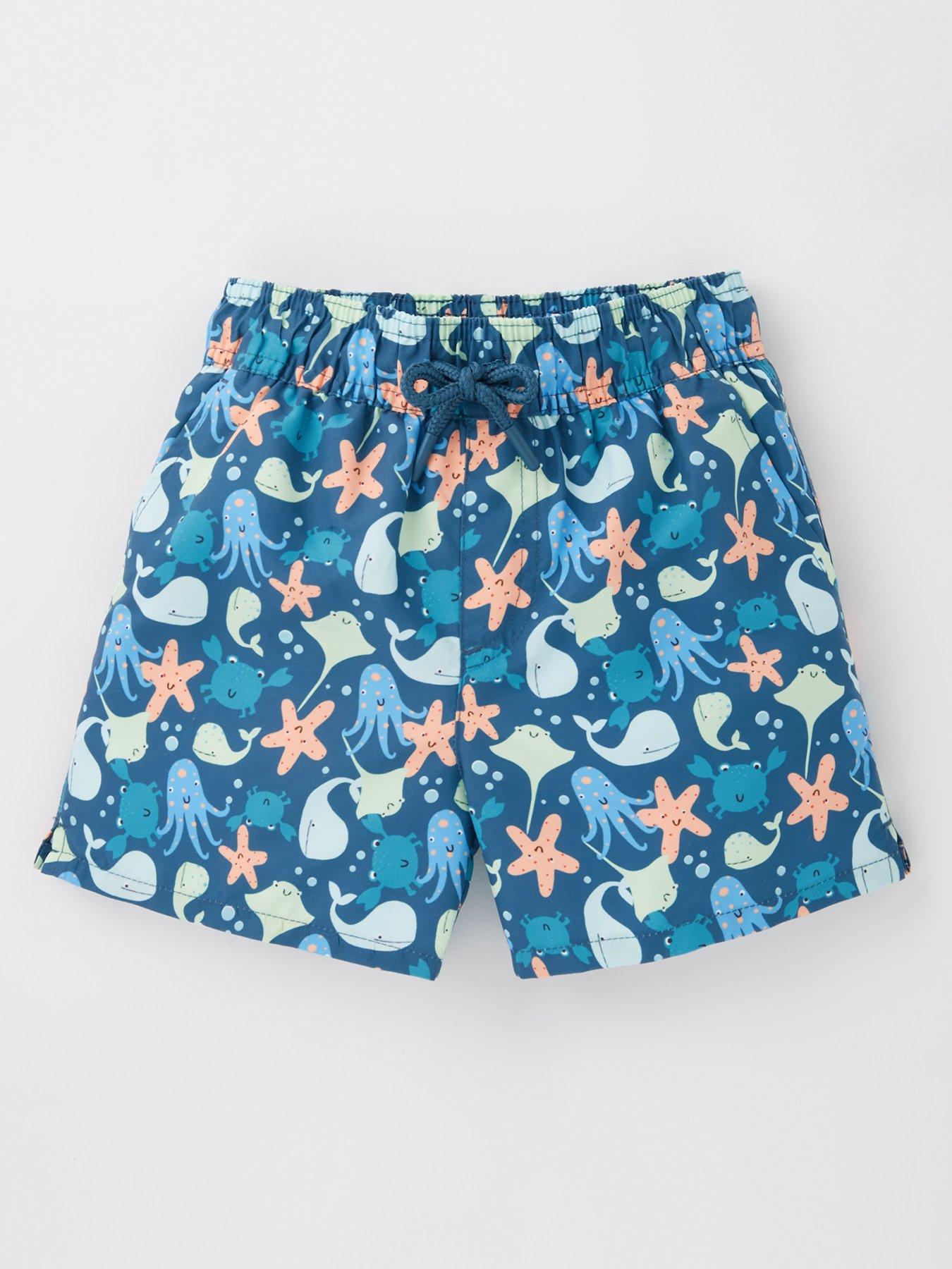 Image 1 of 4 of Mini V by Very Boys Sea Animal Swim Short - Multi