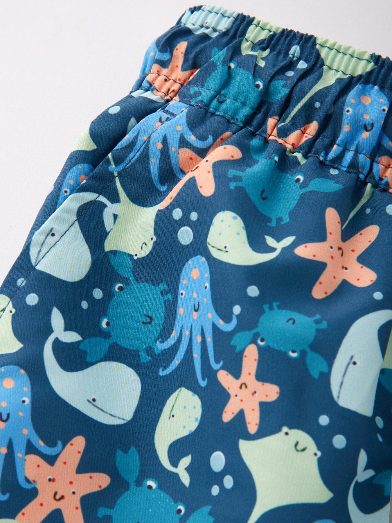 Image 4 of 4 of Mini V by Very Boys Sea Animal Swim Short - Multi