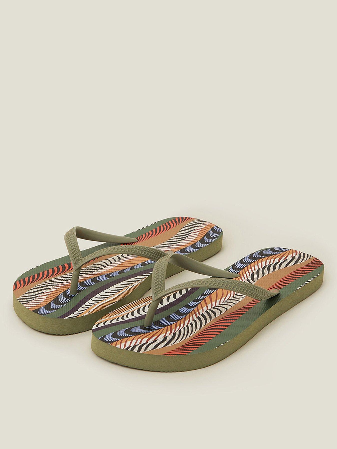 accessorize-feather-print-flip-flopsstillFront