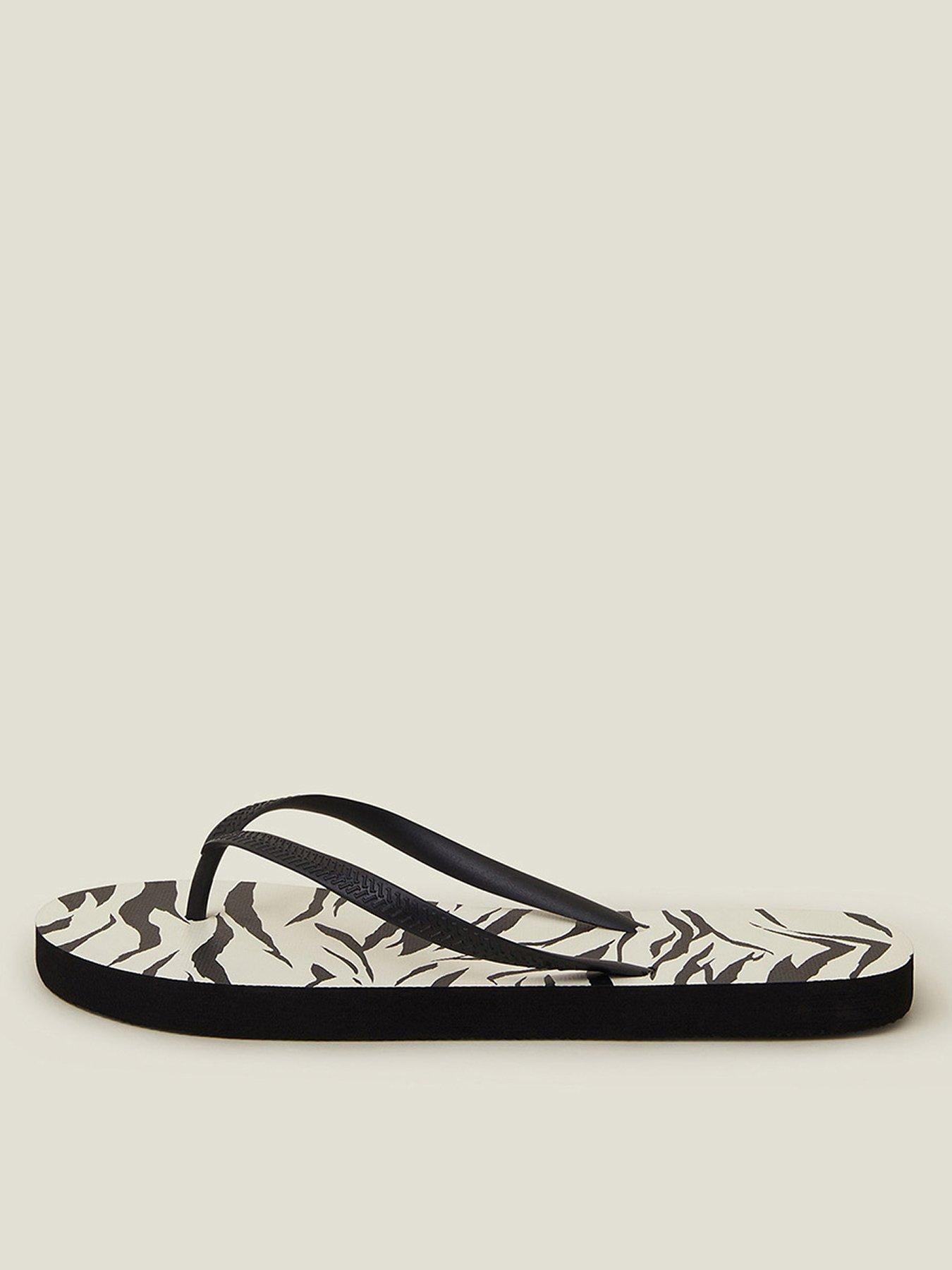 accessorize-zebra-print-flip-flops-multi