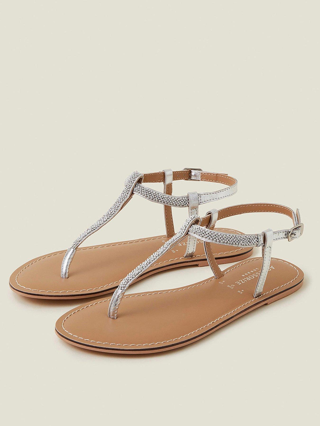 accessorize-strappy-beaded-sandals-silverstillFront