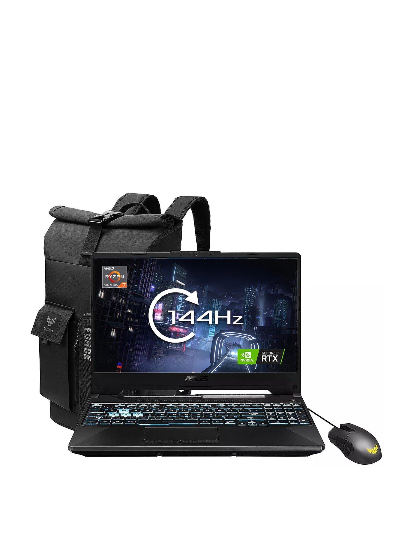 undefined TUF Gaming Laptop - GeForce RTX 3050 - AMD Ryzen 7 - 16GB RAM - 512GB SSD - 15.6in FHD 144Hz - Black
