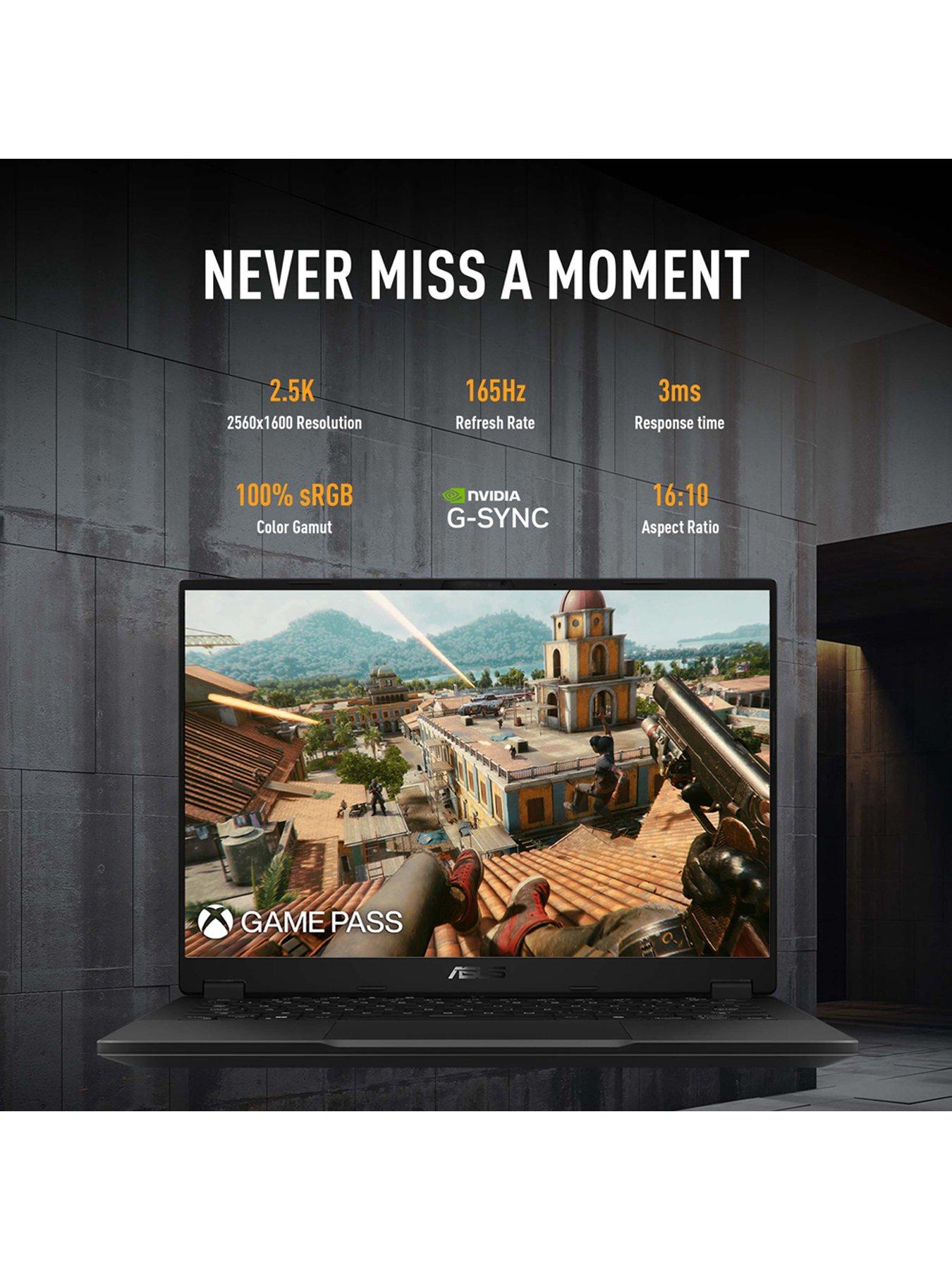 Image 6 of 7 of Asus TUF Gaming Laptop - GeForce RTX 4060 - AMD Ryzen 7 - 16GB RAM - 1TB SSD - 14in FHD (144HZ) - Grey