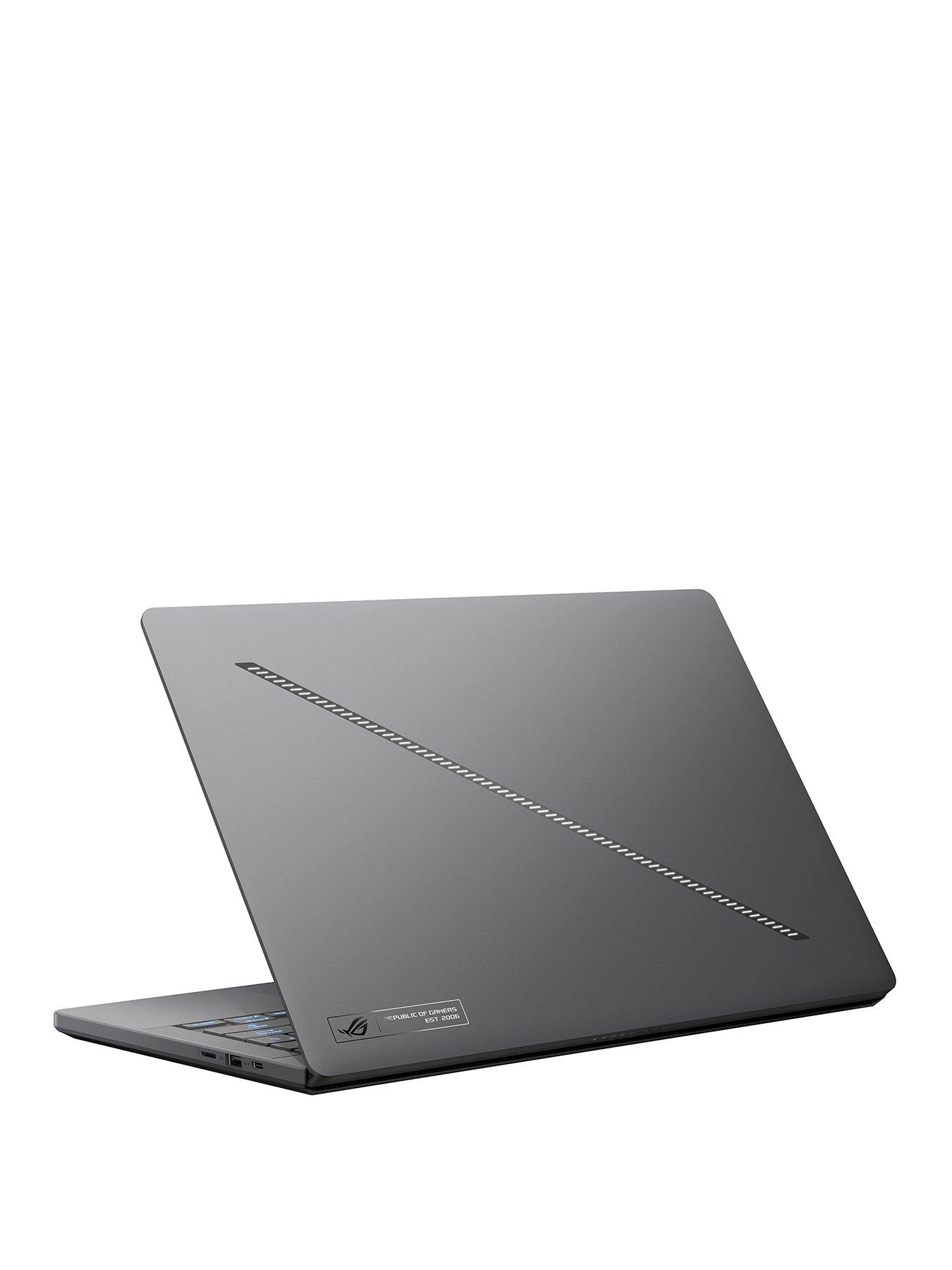 Image 3 of 7 of Asus Zephyrus G14 Laptop - 14in OLED WQXGA&nbsp;120Hz,&nbsp;AMD Ryzen 9, RTX 4070,&nbsp;32GB RAM, 1TB&nbsp;SSD -&nbsp;Grey